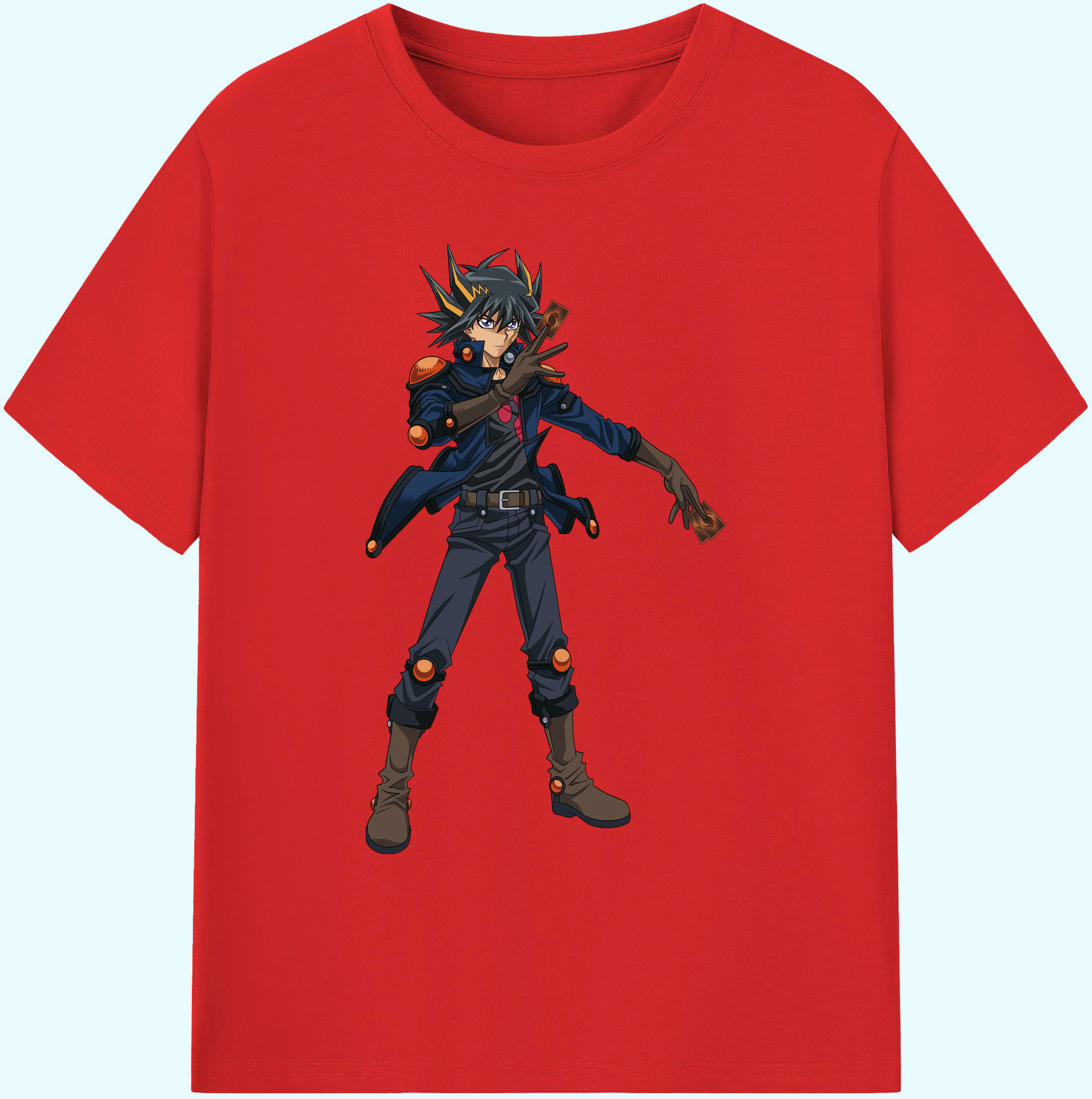 （画像用） 遊☆戯☆王 Yu-Gi-Oh! 綿100％ メンズ半袖Tシャツ｜肌触りやわらか＆通気性