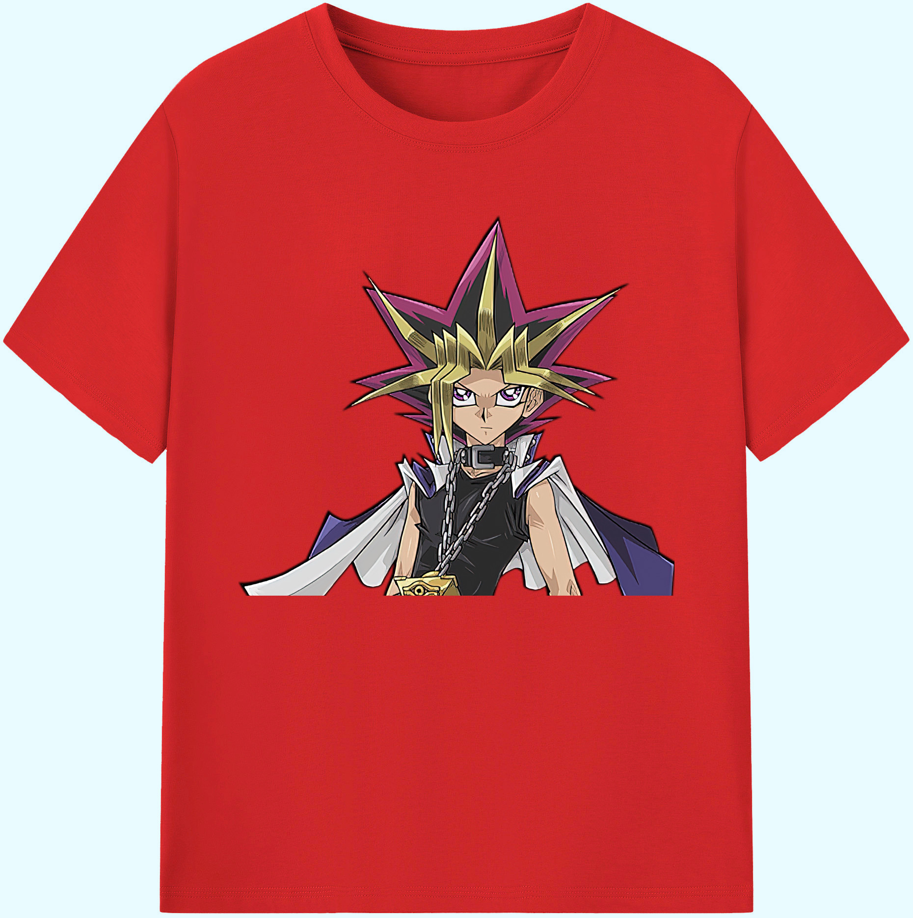 （画像用） 遊☆戯☆王 Yu-Gi-Oh! 綿100％ メンズ半袖Tシャツ｜肌触りやわらか＆通気性