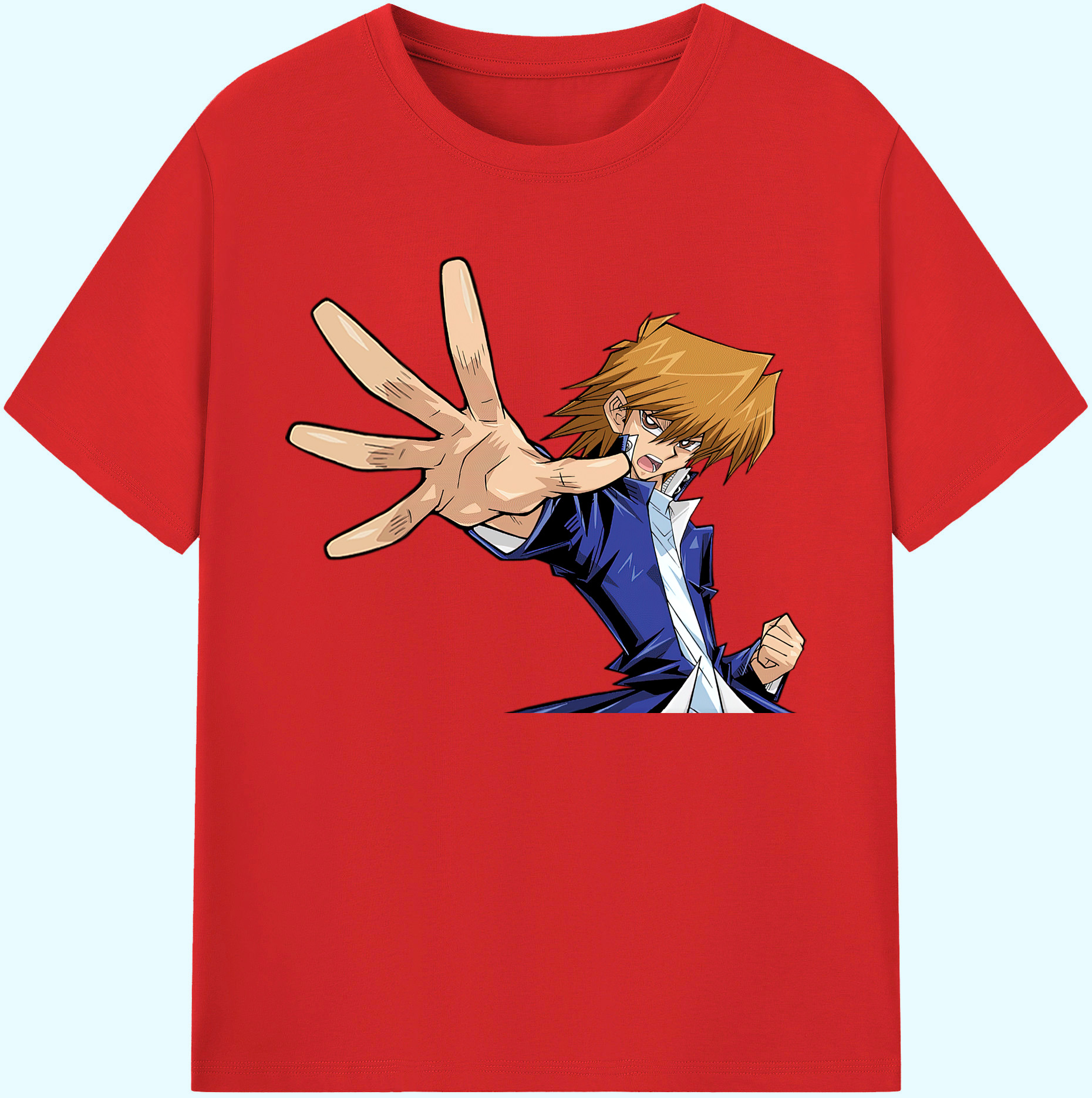 （画像用） 遊☆戯☆王 Yu-Gi-Oh! 綿100％ メンズ半袖Tシャツ｜肌触りやわらか＆通気性