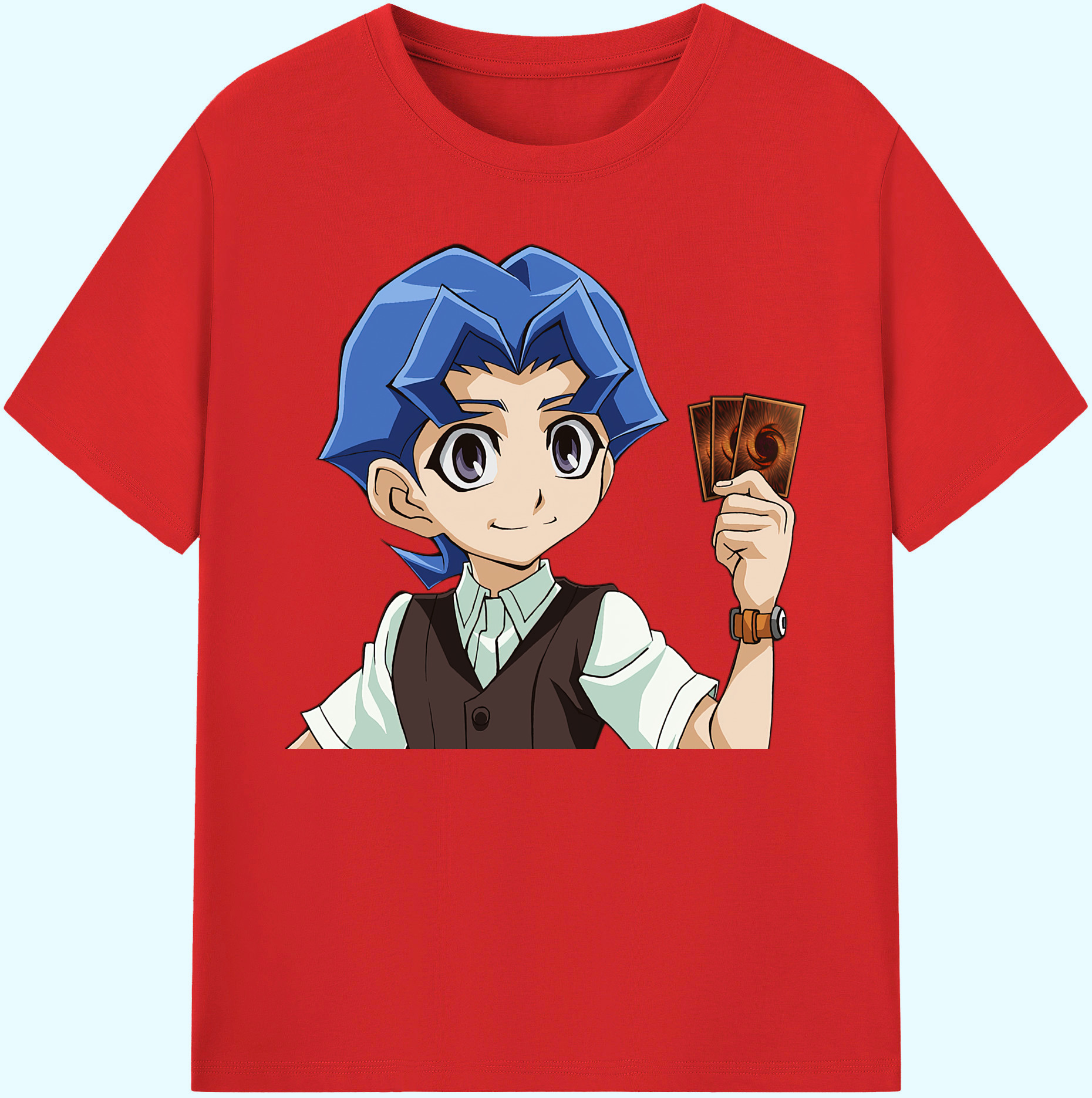（画像用） 遊☆戯☆王 Yu-Gi-Oh! 綿100％ メンズ半袖Tシャツ｜肌触りやわらか＆通気性