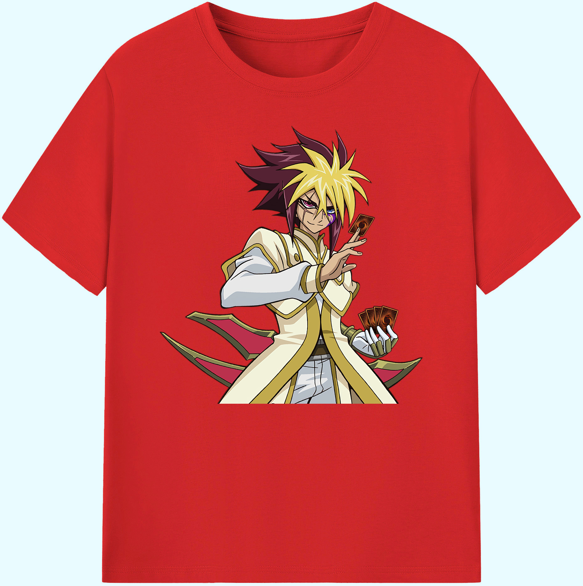 （画像用） 遊☆戯☆王 Yu-Gi-Oh! 綿100％ メンズ半袖Tシャツ｜肌触りやわらか＆通気性
