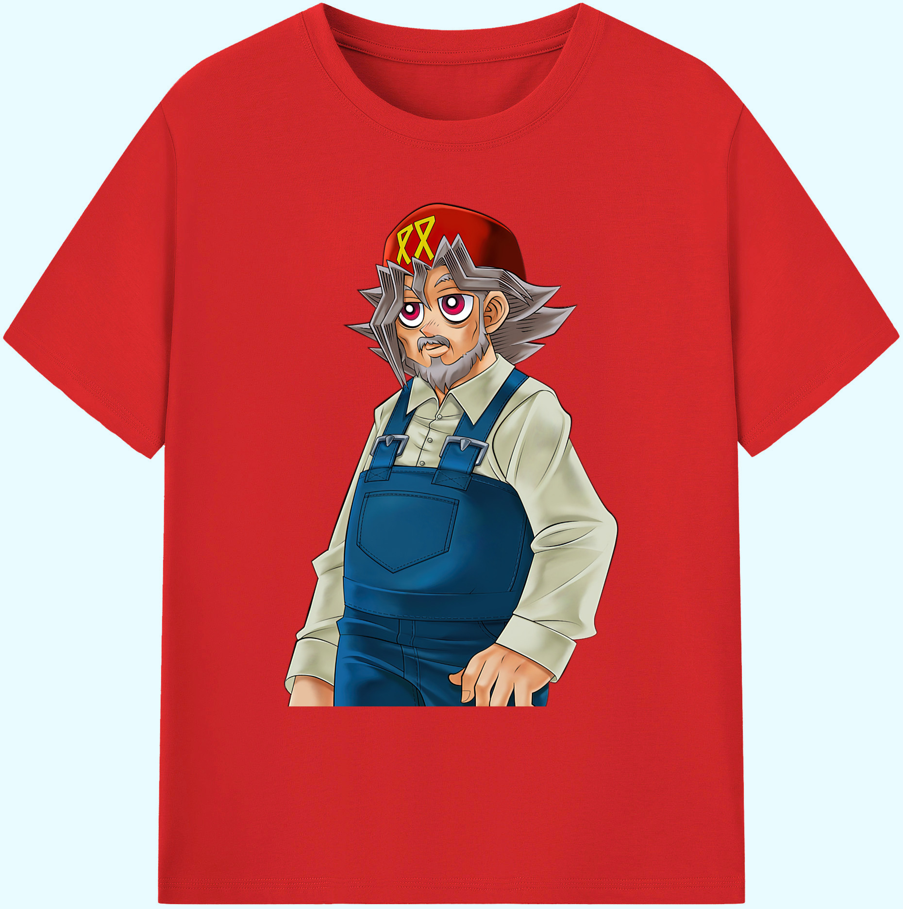 （画像用） 遊☆戯☆王 Yu-Gi-Oh! 綿100％ メンズ半袖Tシャツ｜肌触りやわらか＆通気性