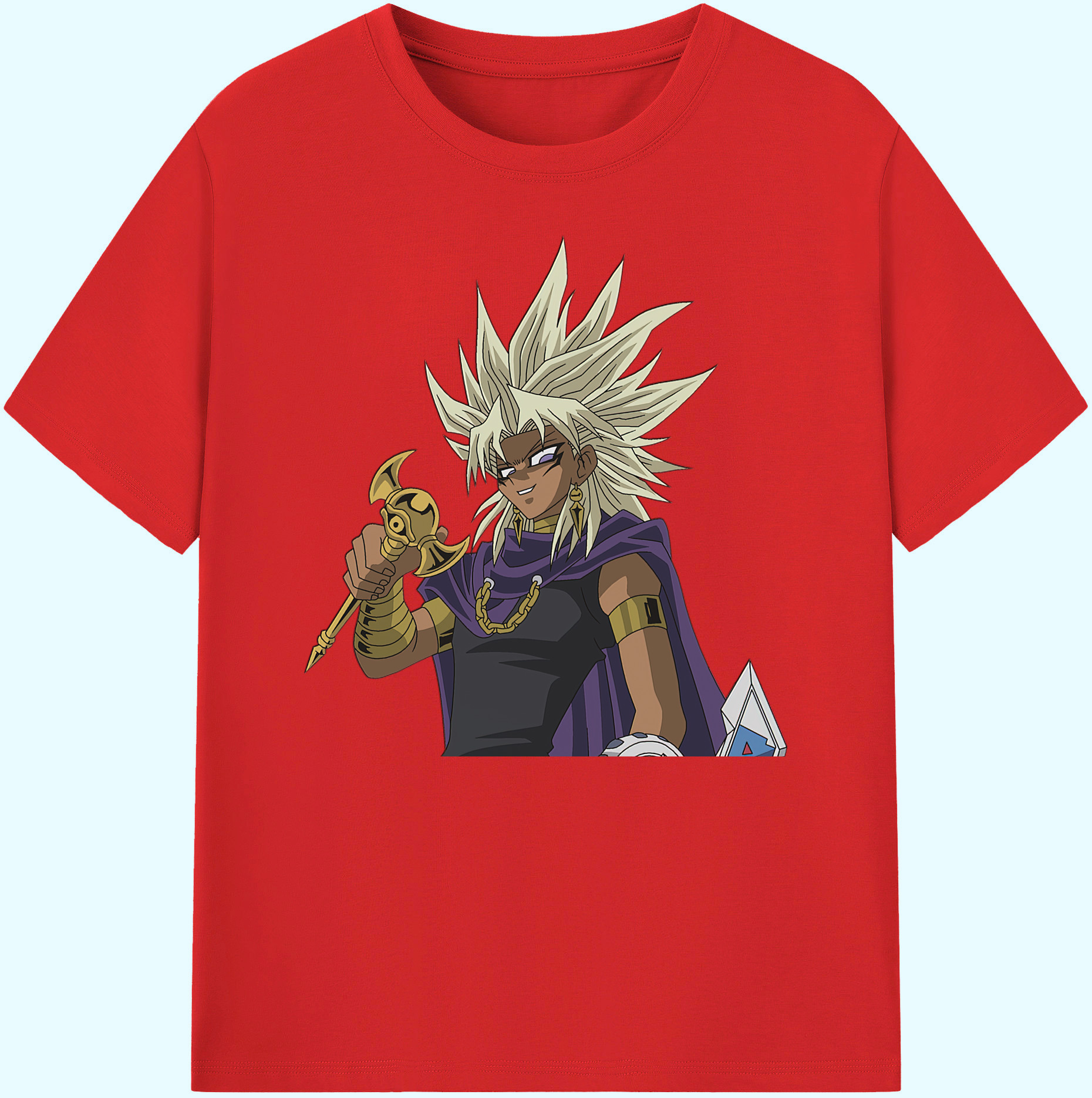（画像用） 遊☆戯☆王 Yu-Gi-Oh! 綿100％ メンズ半袖Tシャツ｜肌触りやわらか＆通気性