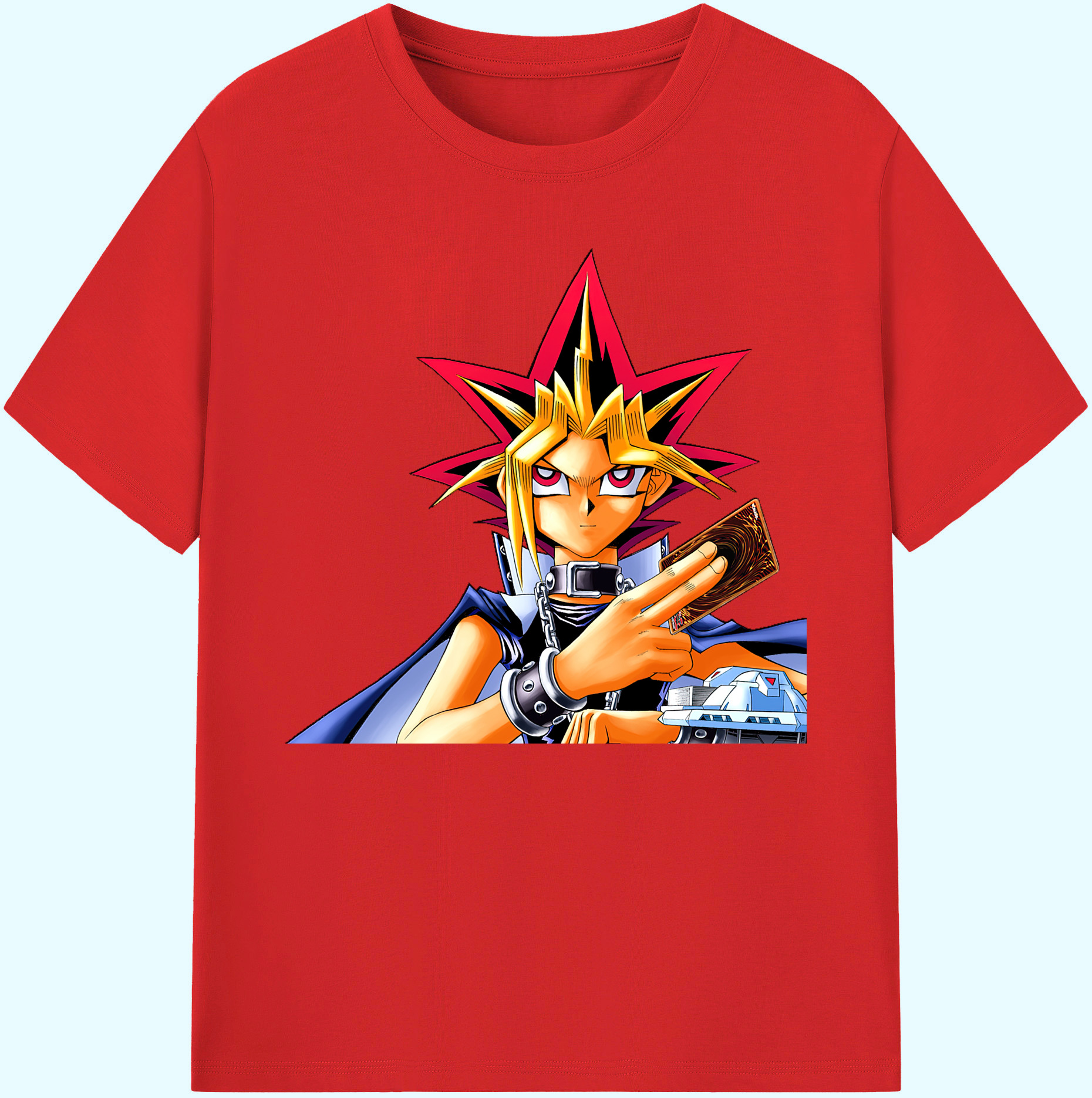 （画像用） 遊☆戯☆王 Yu-Gi-Oh! 綿100％ メンズ半袖Tシャツ｜肌触りやわらか＆通気性