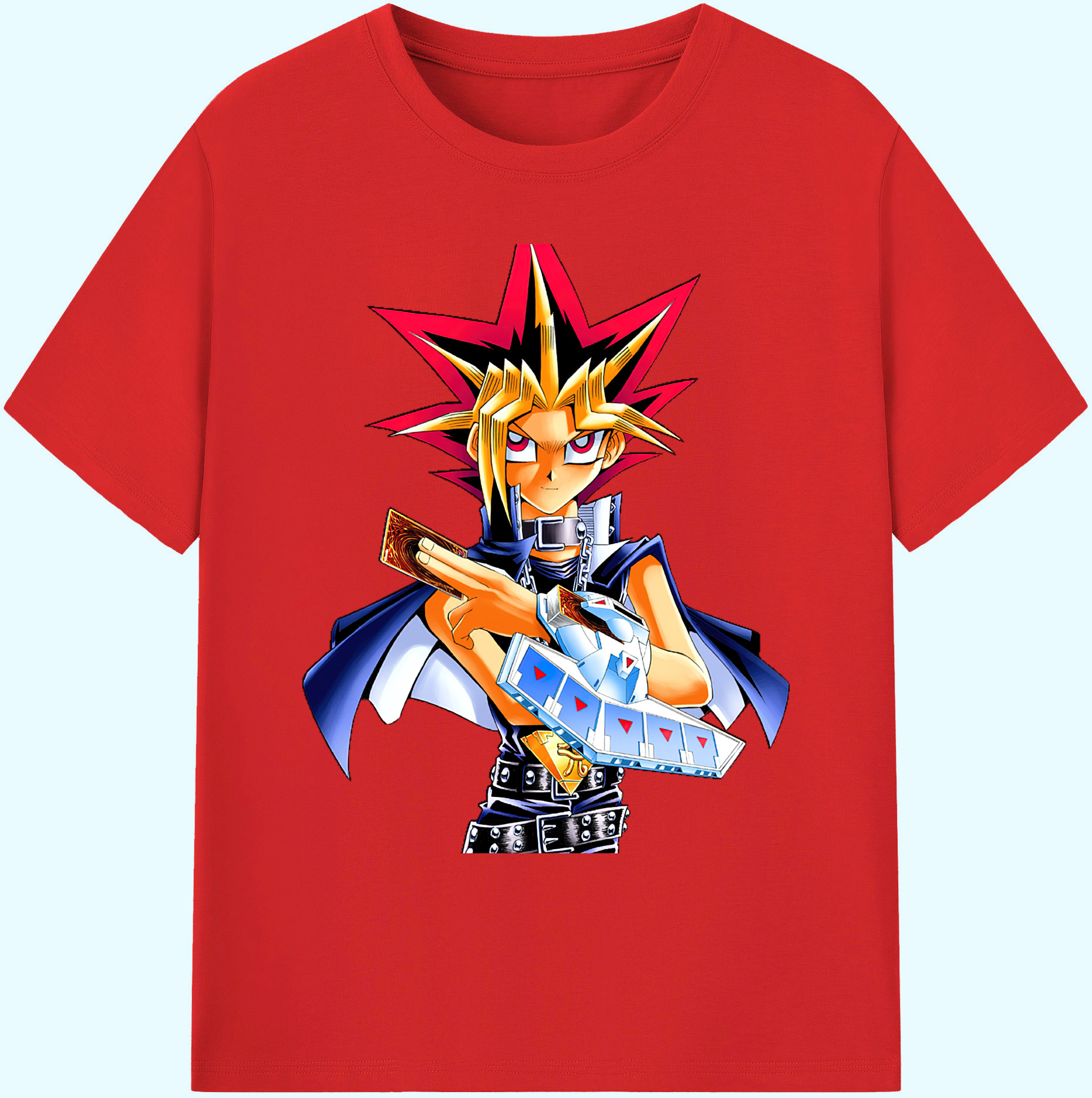 （画像用） 遊☆戯☆王 Yu-Gi-Oh! 綿100％ メンズ半袖Tシャツ｜肌触りやわらか＆通気性