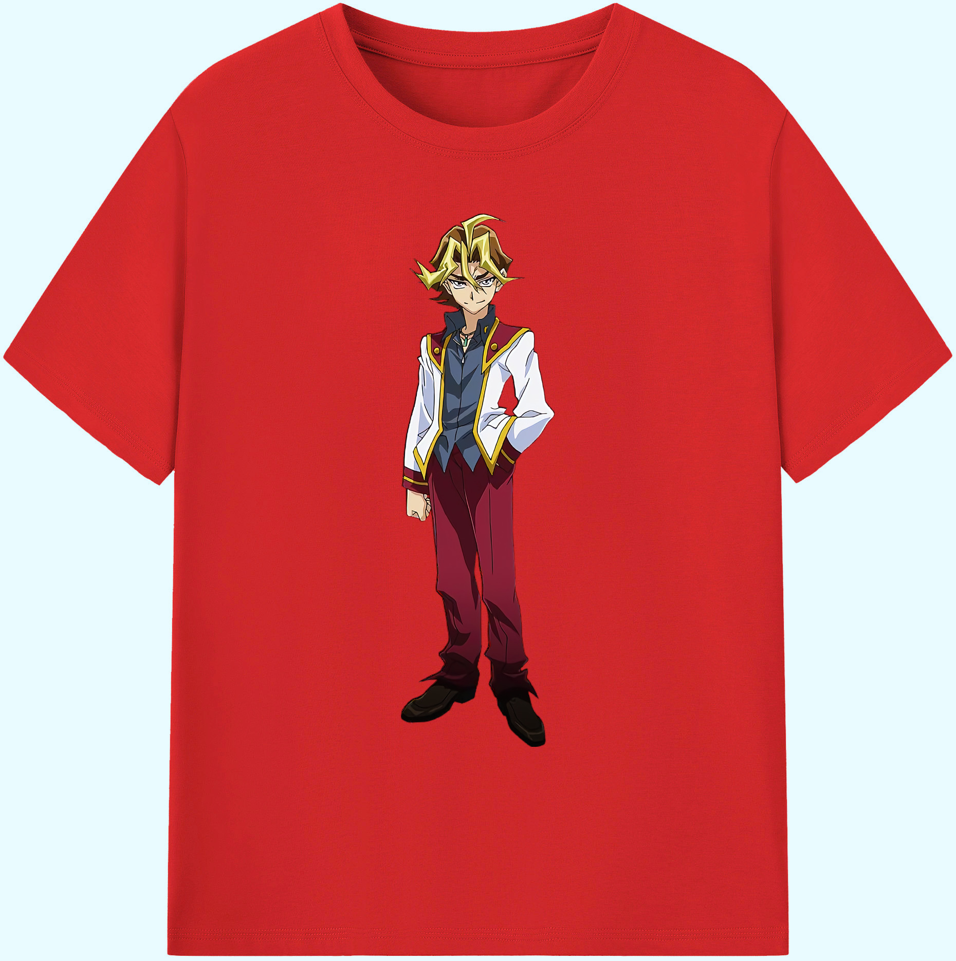 （画像用） 遊☆戯☆王 Yu-Gi-Oh! 綿100％ メンズ半袖Tシャツ｜肌触りやわらか＆通気性