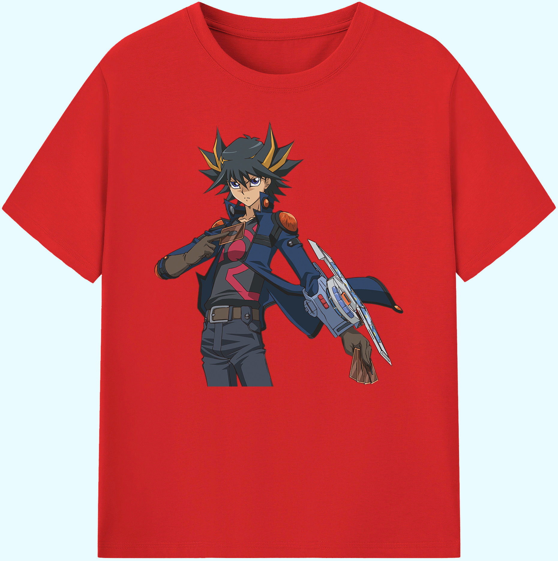 （画像用） 遊☆戯☆王 Yu-Gi-Oh! 綿100％ メンズ半袖Tシャツ｜肌触りやわらか＆通気性