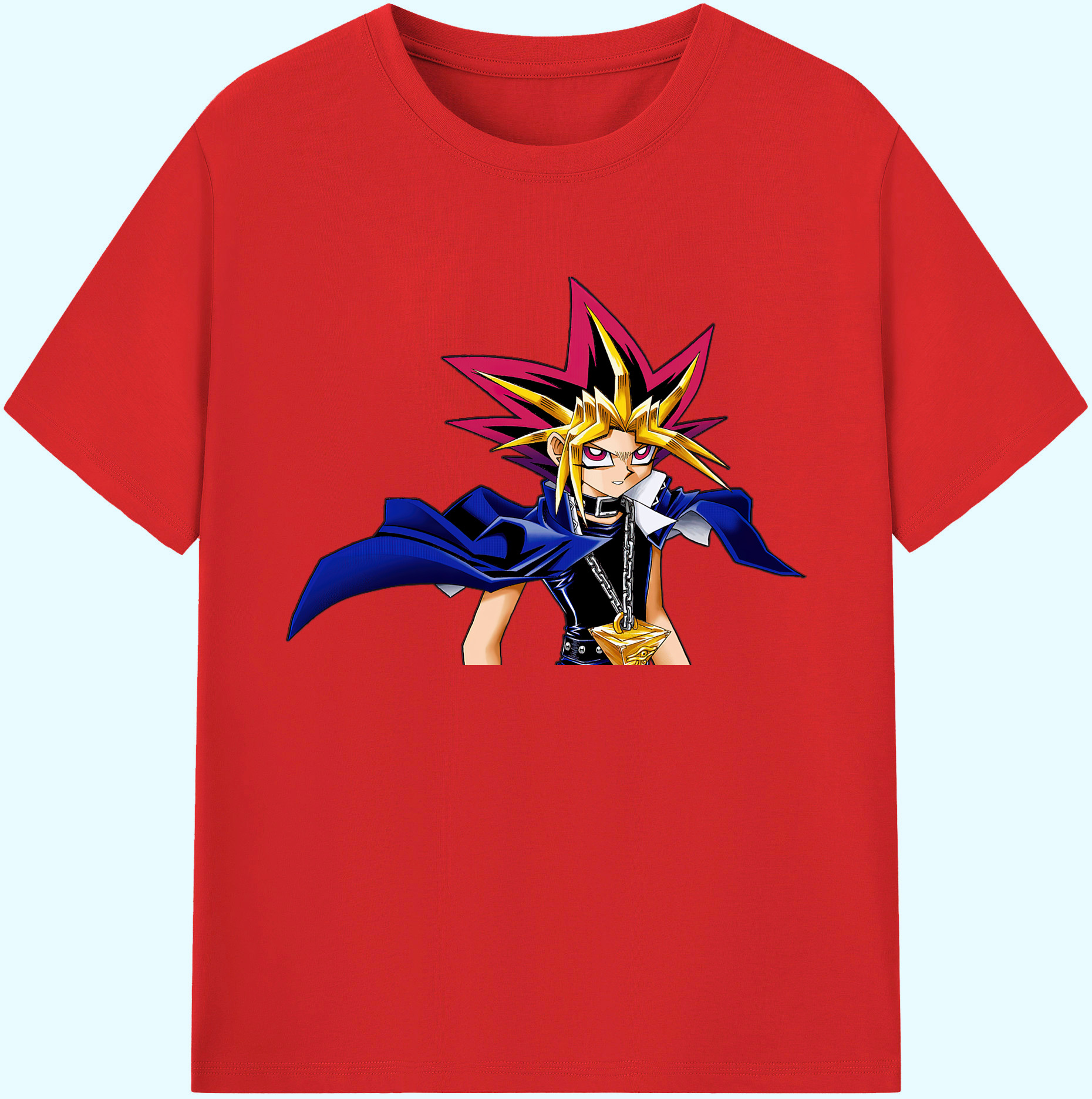 （画像用） 遊☆戯☆王 Yu-Gi-Oh! 綿100％ メンズ半袖Tシャツ｜肌触りやわらか＆通気性