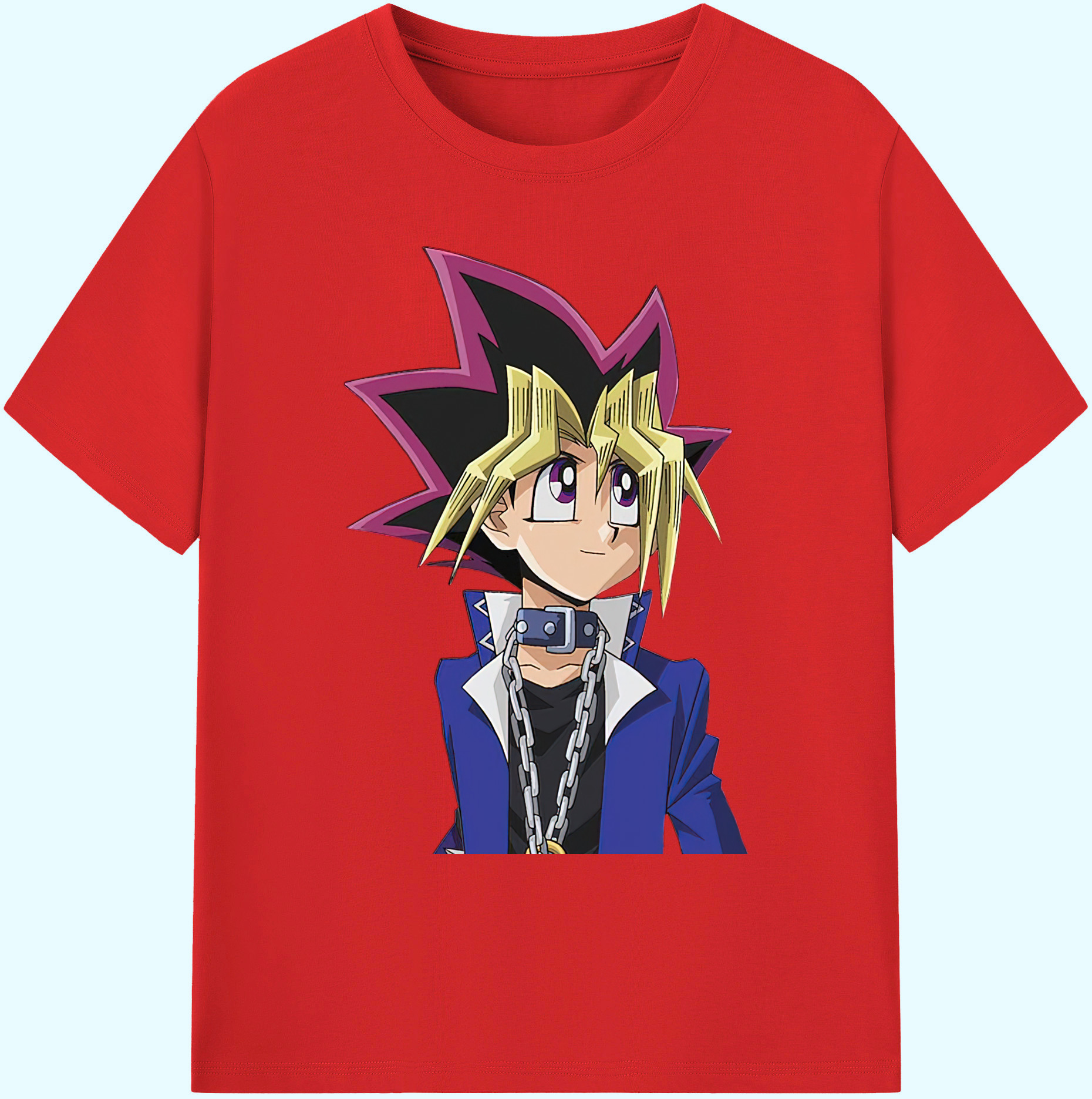 （画像用） 遊☆戯☆王 Yu-Gi-Oh! 綿100％ メンズ半袖Tシャツ｜肌触りやわらか＆通気性
