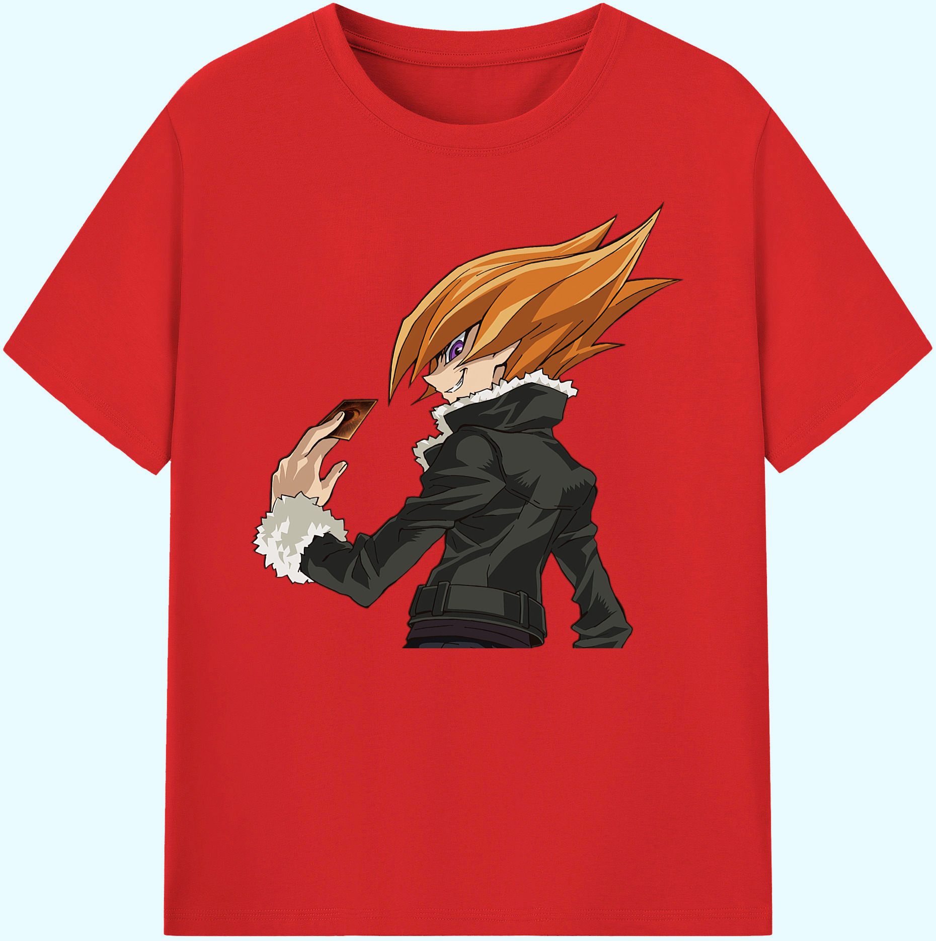 （画像用） 遊☆戯☆王 Yu-Gi-Oh! 綿100％ メンズ半袖Tシャツ｜肌触りやわらか＆通気性