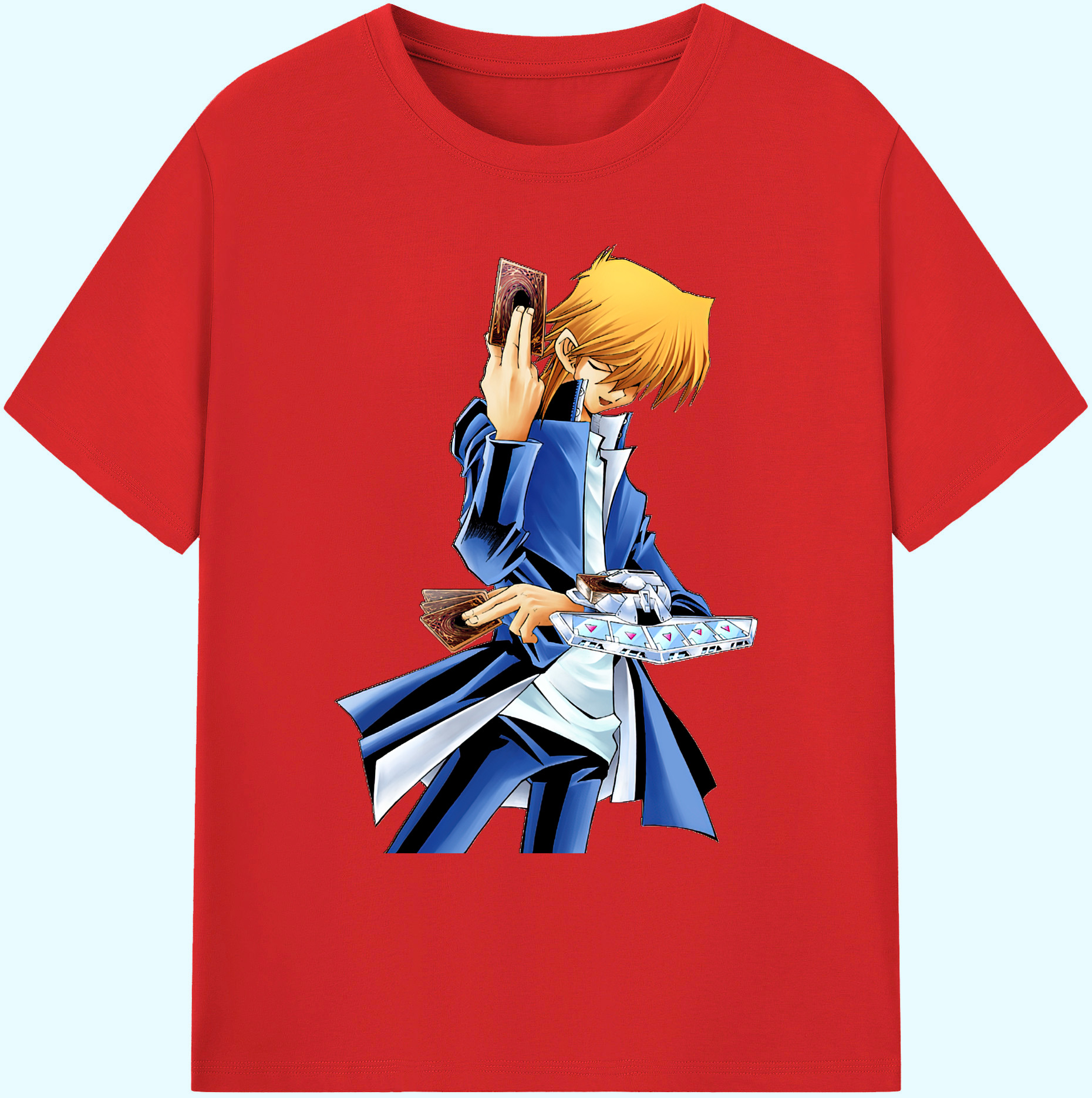 （画像用） 遊☆戯☆王 Yu-Gi-Oh! 綿100％ メンズ半袖Tシャツ｜肌触りやわらか＆通気性
