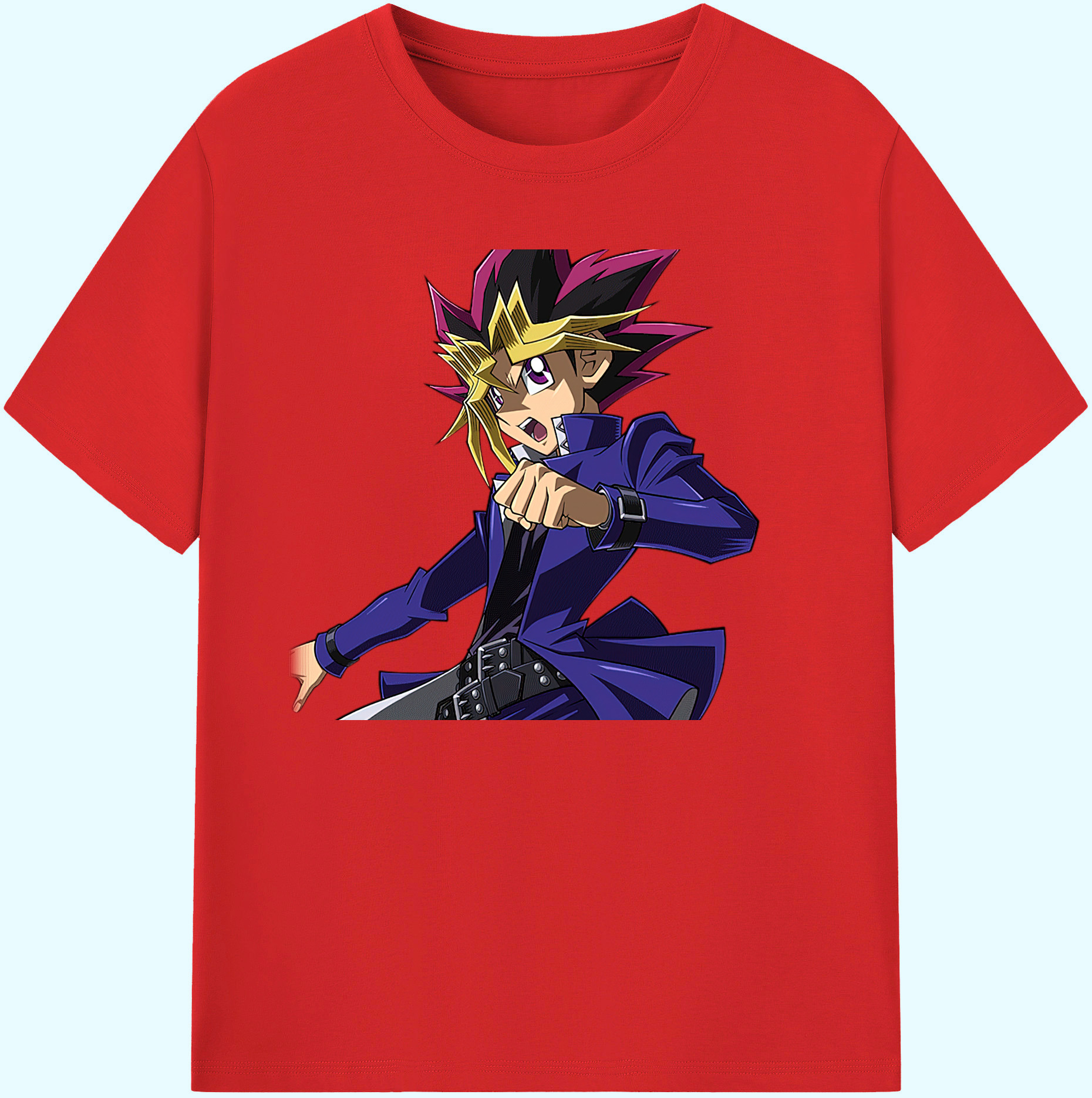 （画像用） 遊☆戯☆王 Yu-Gi-Oh! 綿100％ メンズ半袖Tシャツ｜肌触りやわらか＆通気性