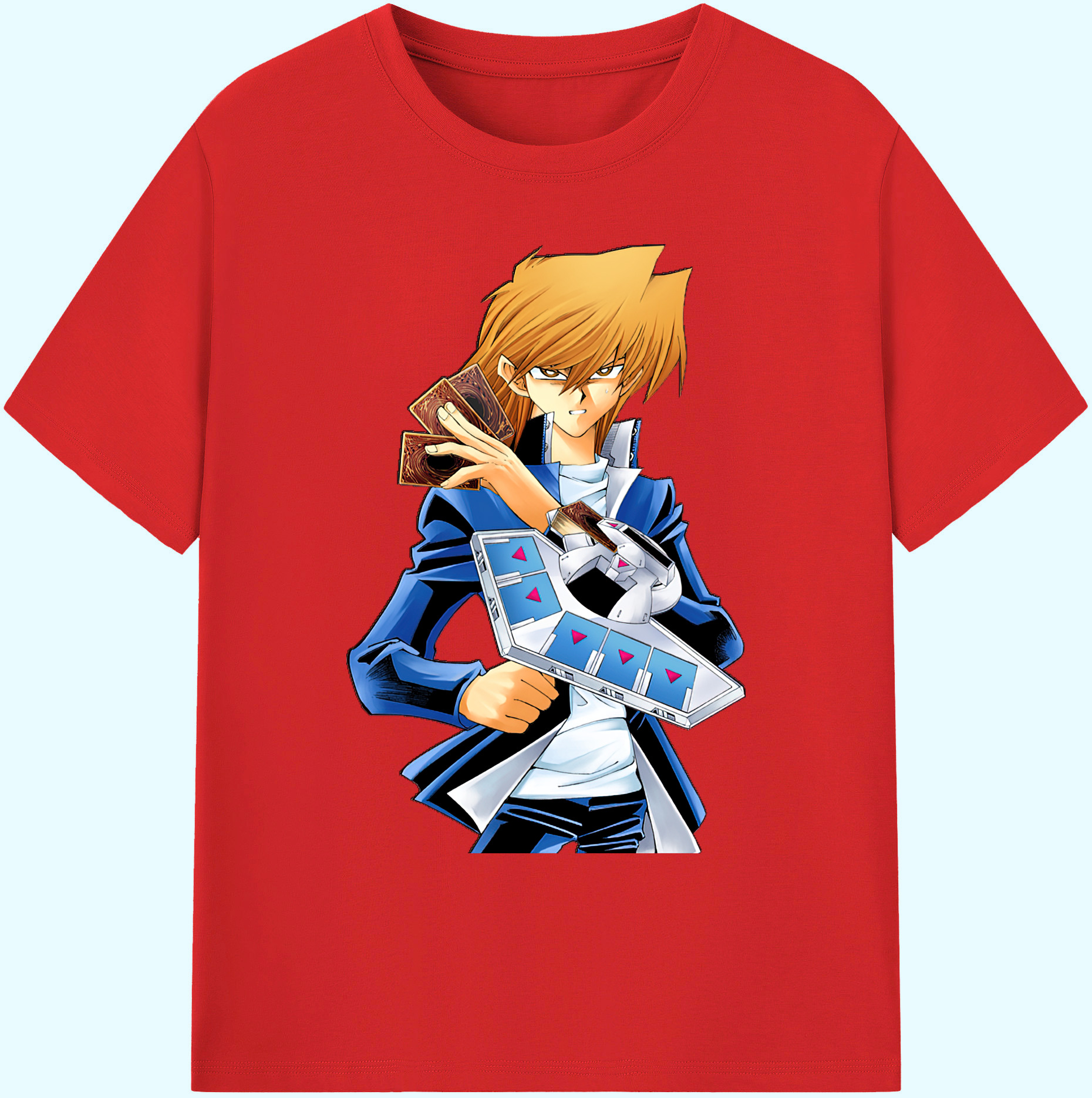 （画像用） 遊☆戯☆王 Yu-Gi-Oh! 綿100％ メンズ半袖Tシャツ｜肌触りやわらか＆通気性