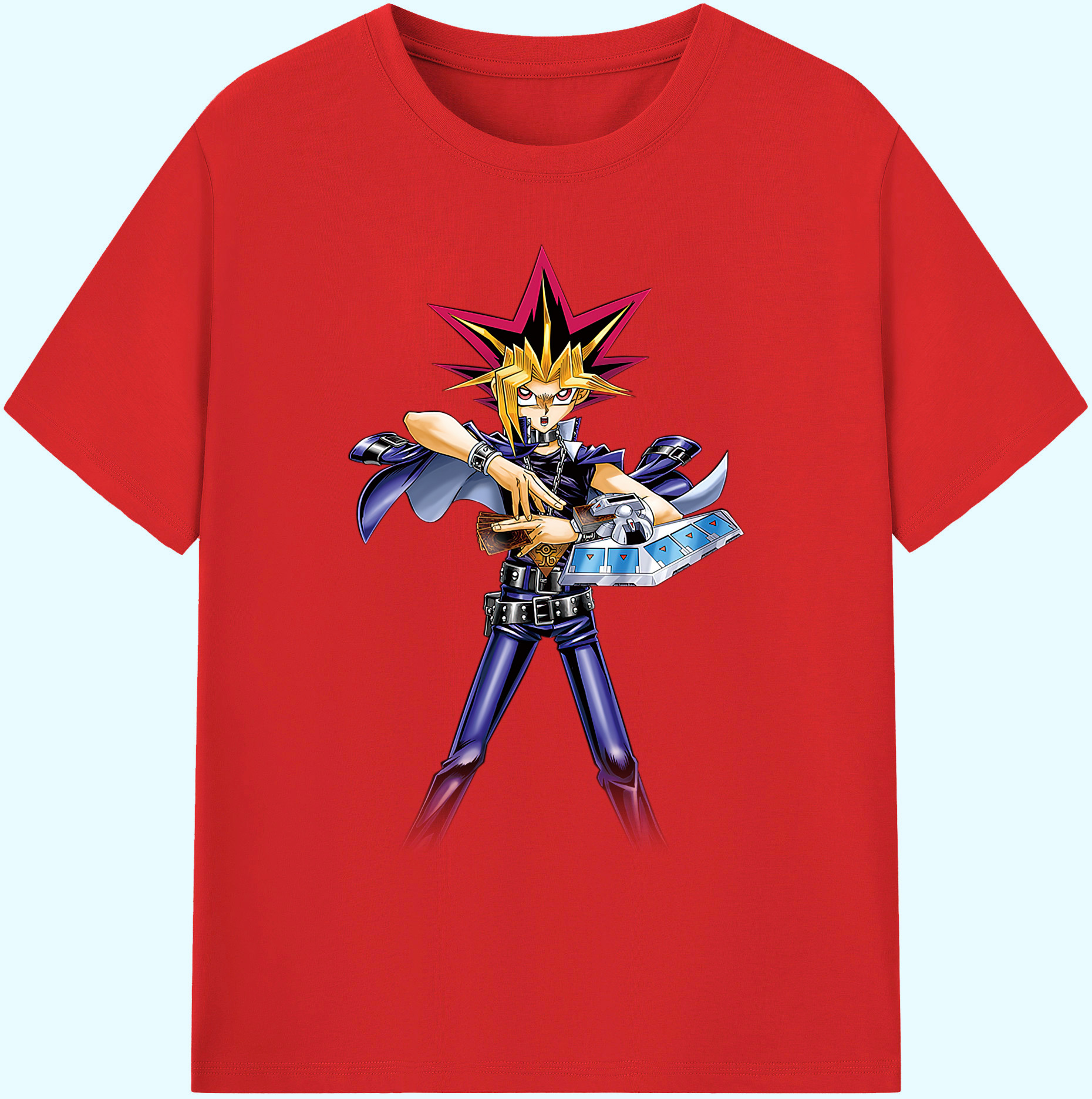 （画像用） 遊☆戯☆王 Yu-Gi-Oh! 綿100％ メンズ半袖Tシャツ｜肌触りやわらか＆通気性