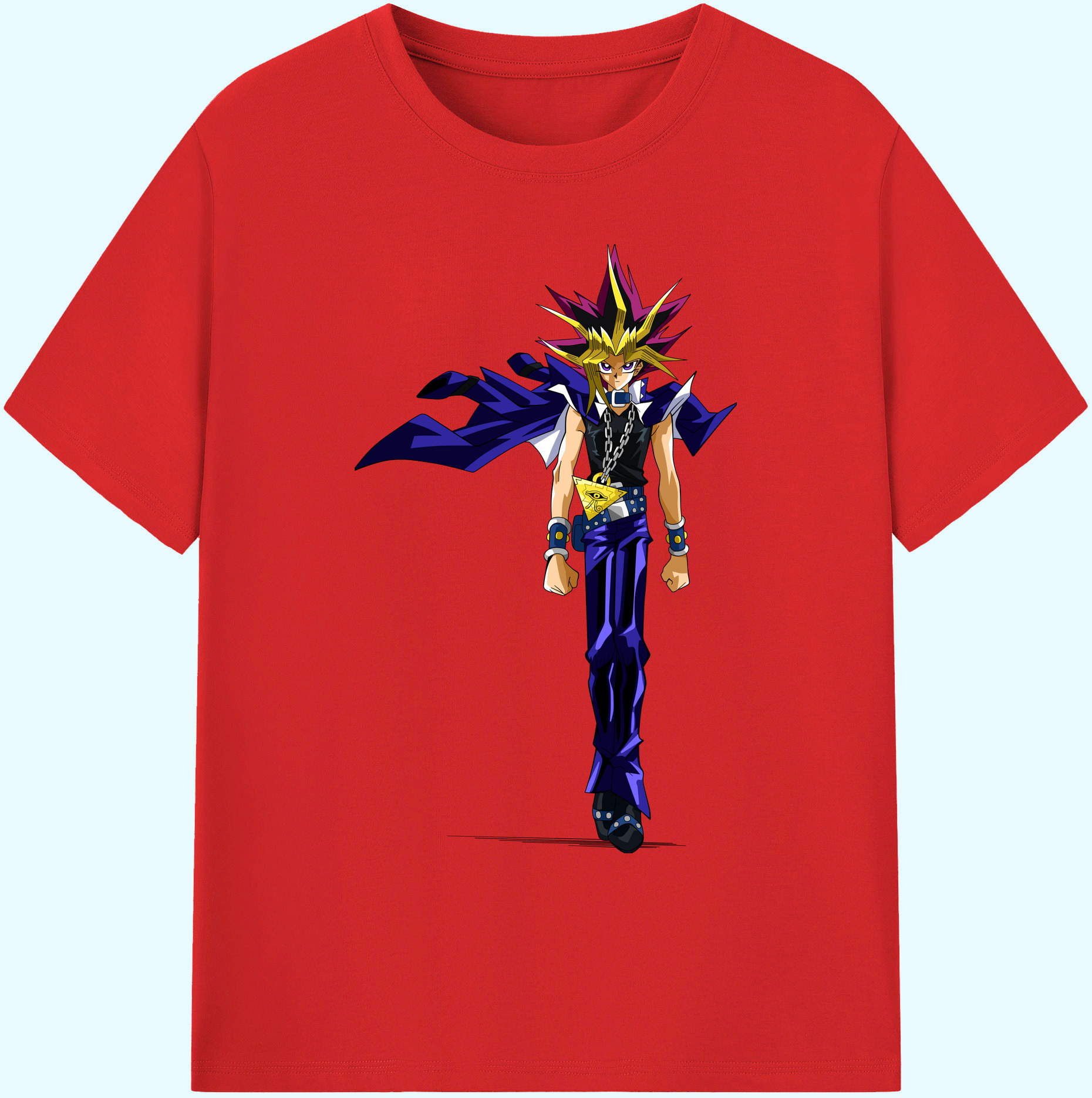 （画像用） 遊☆戯☆王 Yu-Gi-Oh! 綿100％ メンズ半袖Tシャツ｜肌触りやわらか＆通気性