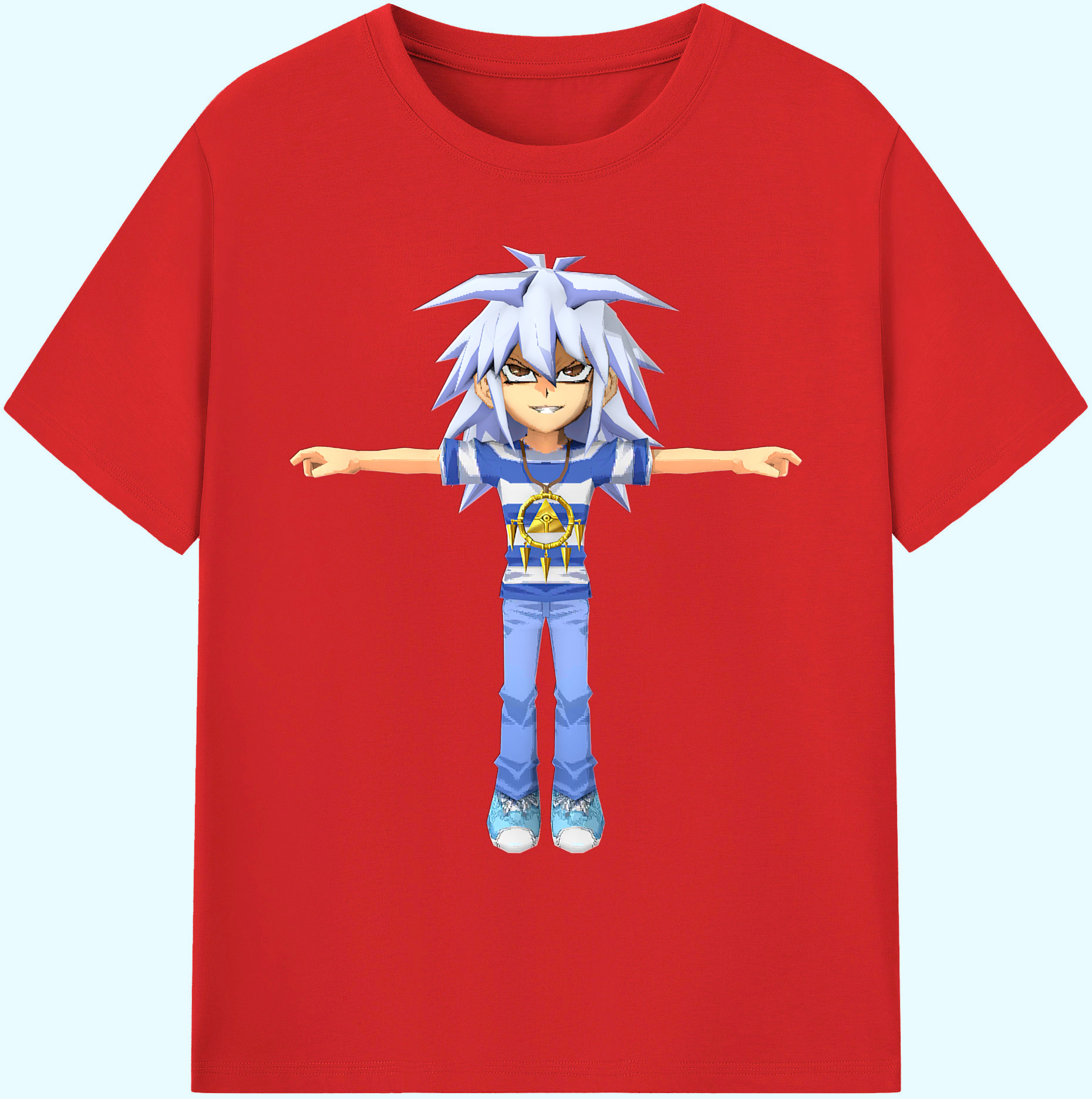 （画像用） 遊☆戯☆王 Yu-Gi-Oh! 綿100％ メンズ半袖Tシャツ｜肌触りやわらか＆通気性