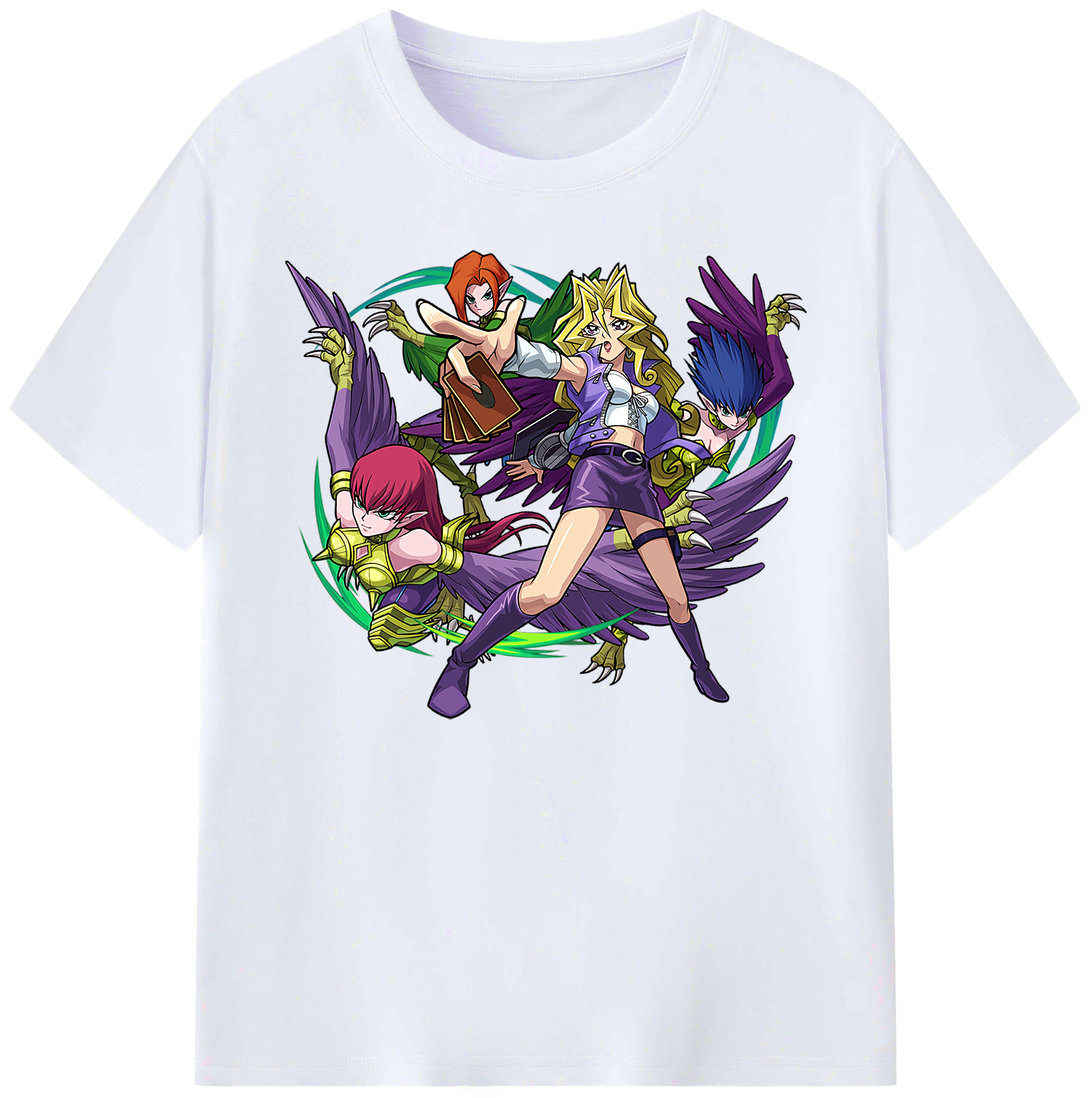 （画像用） 遊☆戯☆王 Yu-Gi-Oh! 綿100％ メンズ半袖Tシャツ｜肌触りやわらか＆通気性