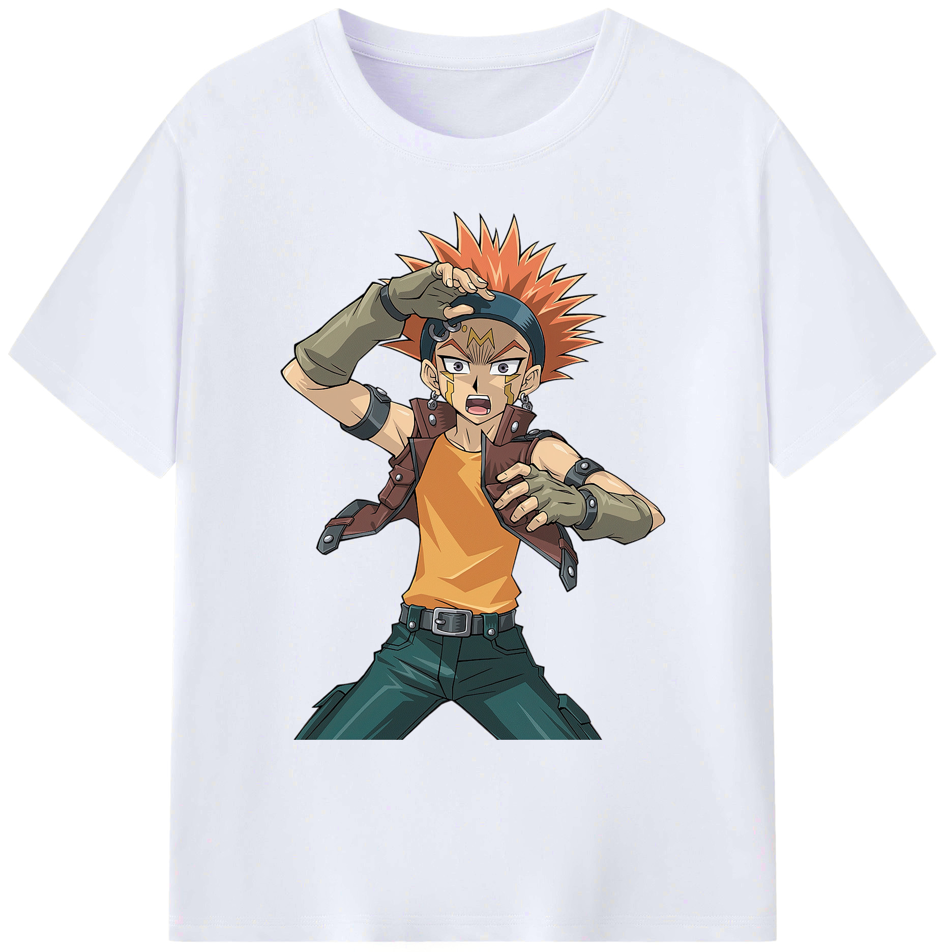 （画像用） 遊☆戯☆王 Yu-Gi-Oh! 綿100％ メンズ半袖Tシャツ｜肌触りやわらか＆通気性