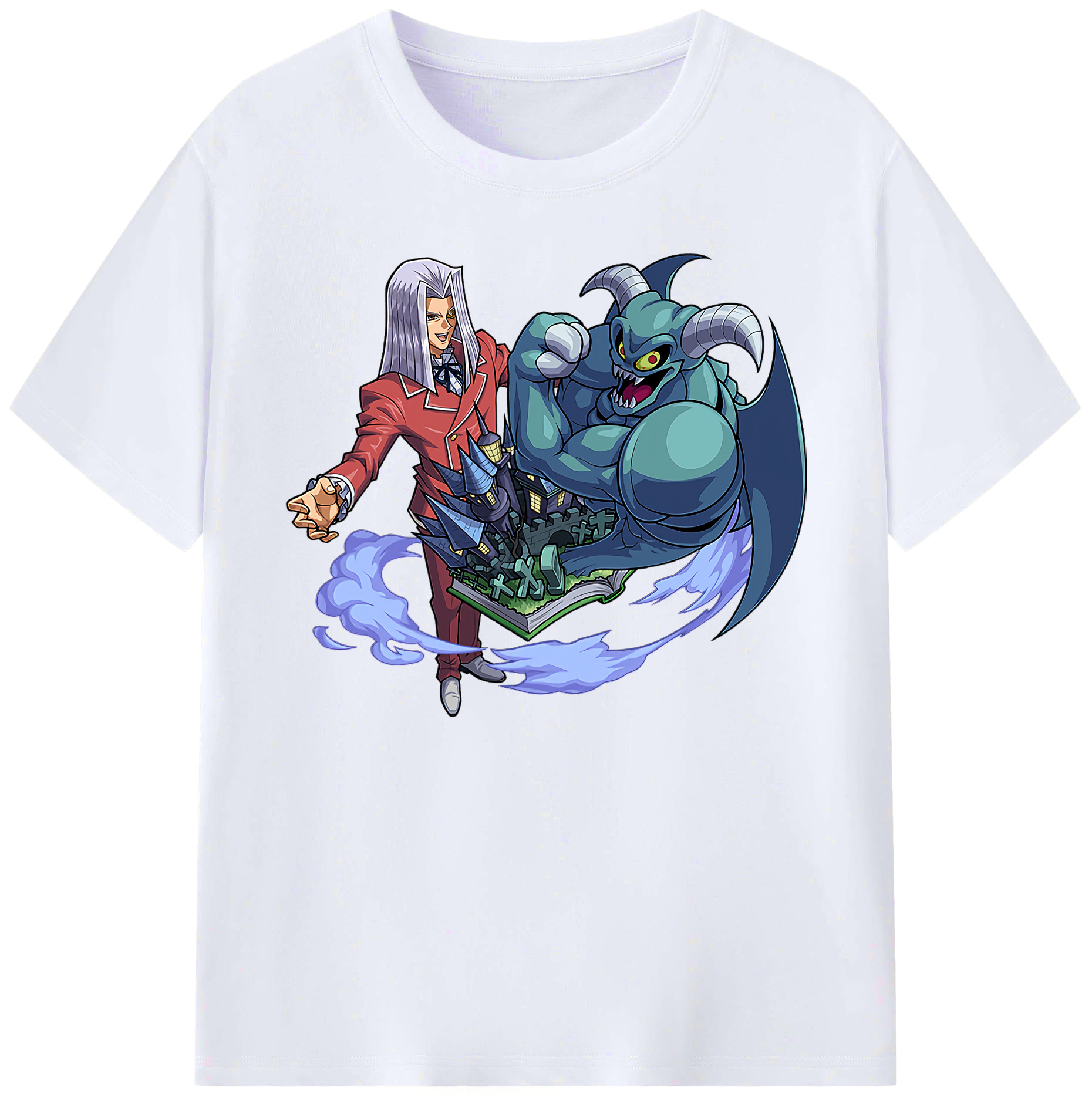 （画像用） 遊☆戯☆王 Yu-Gi-Oh! 綿100％ メンズ半袖Tシャツ｜肌触りやわらか＆通気性