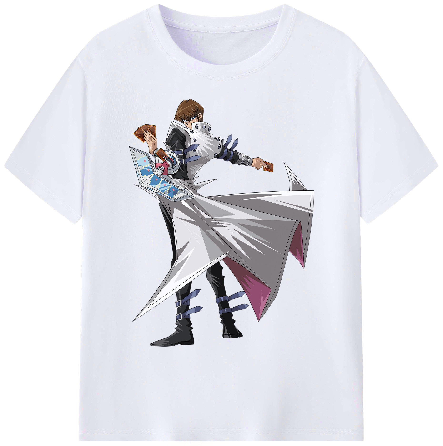 （画像用） 遊☆戯☆王 Yu-Gi-Oh! 綿100％ メンズ半袖Tシャツ｜肌触りやわらか＆通気性