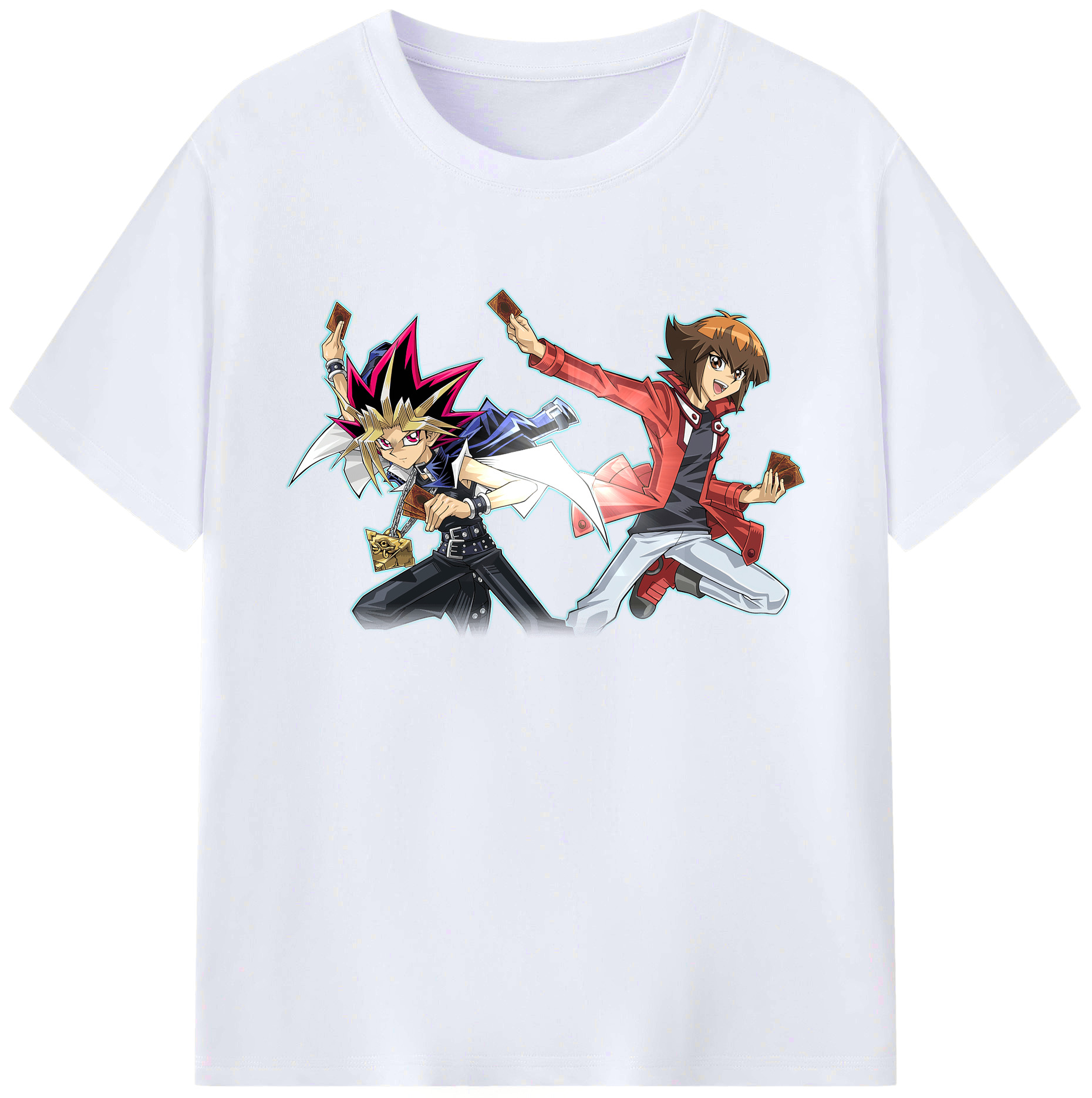（画像用） 遊☆戯☆王 Yu-Gi-Oh! 綿100％ メンズ半袖Tシャツ｜肌触りやわらか＆通気性
