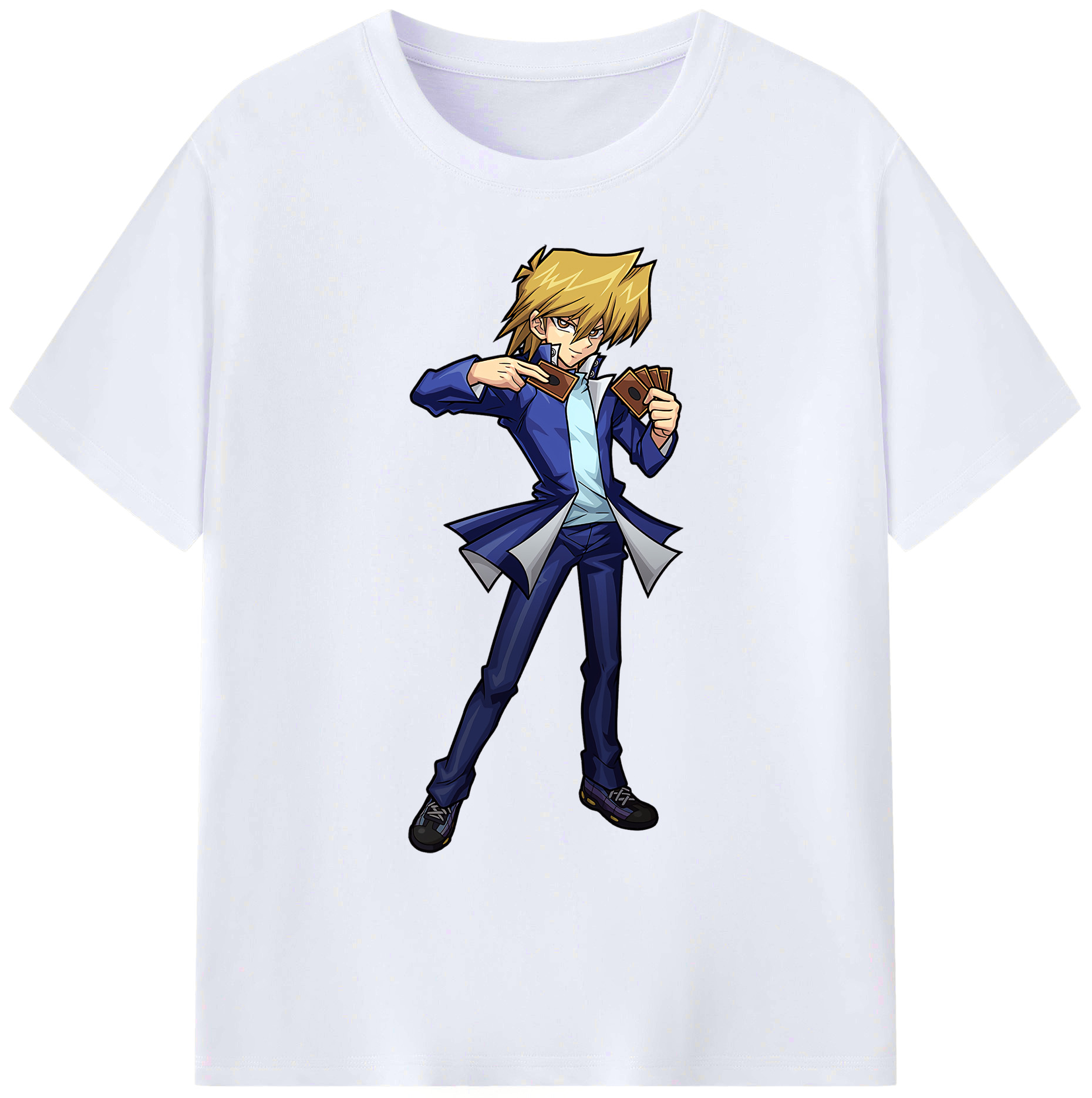 （画像用） 遊☆戯☆王 Yu-Gi-Oh! 綿100％ メンズ半袖Tシャツ｜肌触りやわらか＆通気性
