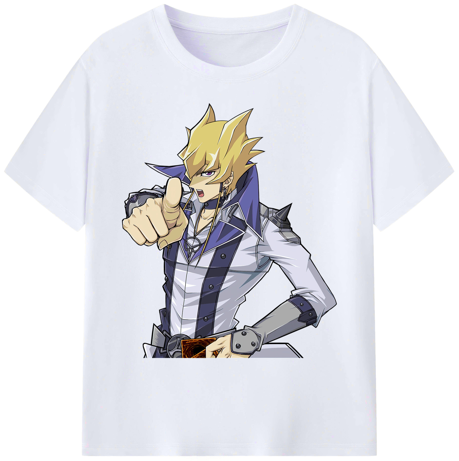 （画像用） 遊☆戯☆王 Yu-Gi-Oh! 綿100％ メンズ半袖Tシャツ｜肌触りやわらか＆通気性