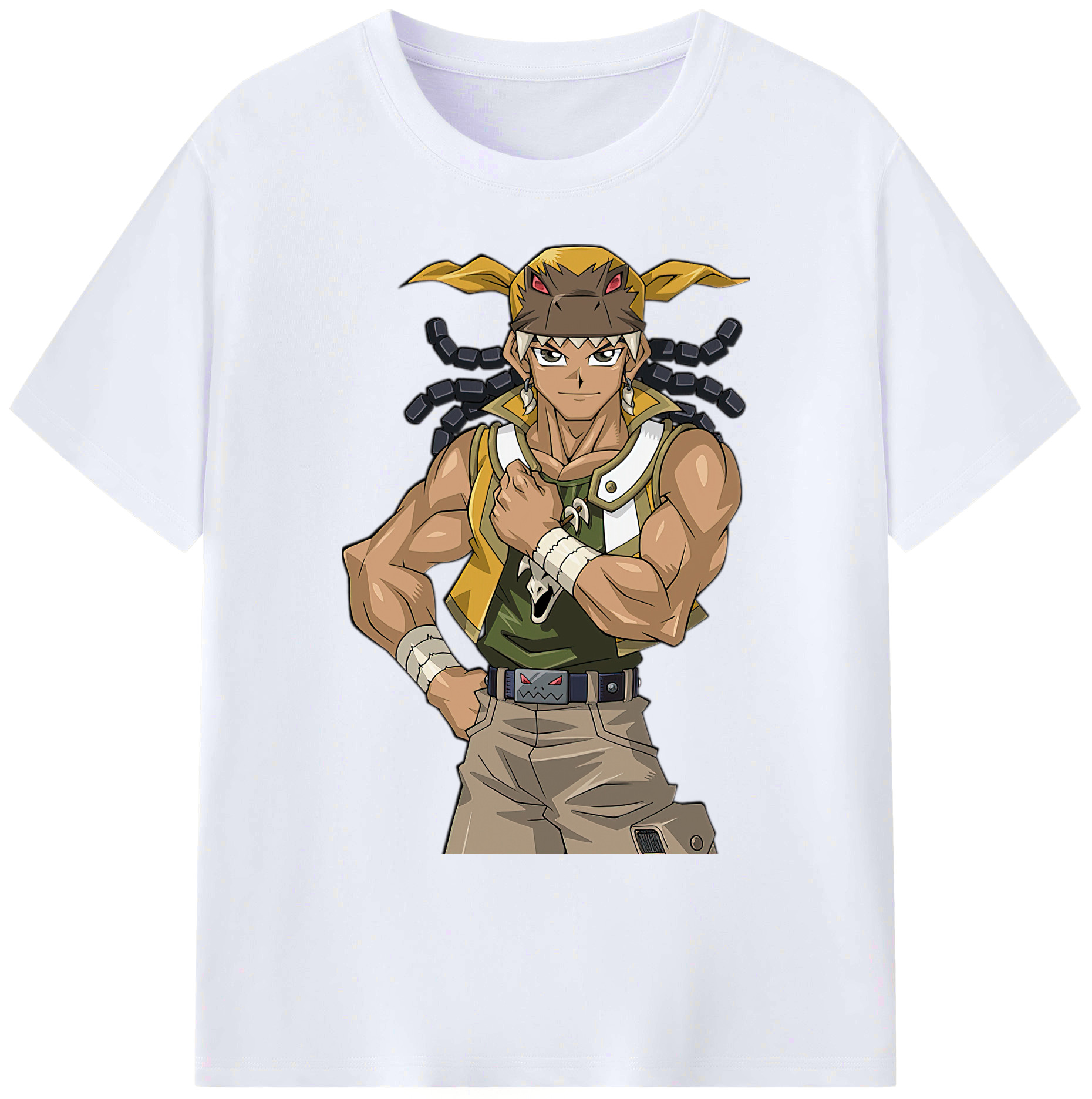 （画像用） 遊☆戯☆王 Yu-Gi-Oh! 綿100％ メンズ半袖Tシャツ｜肌触りやわらか＆通気性