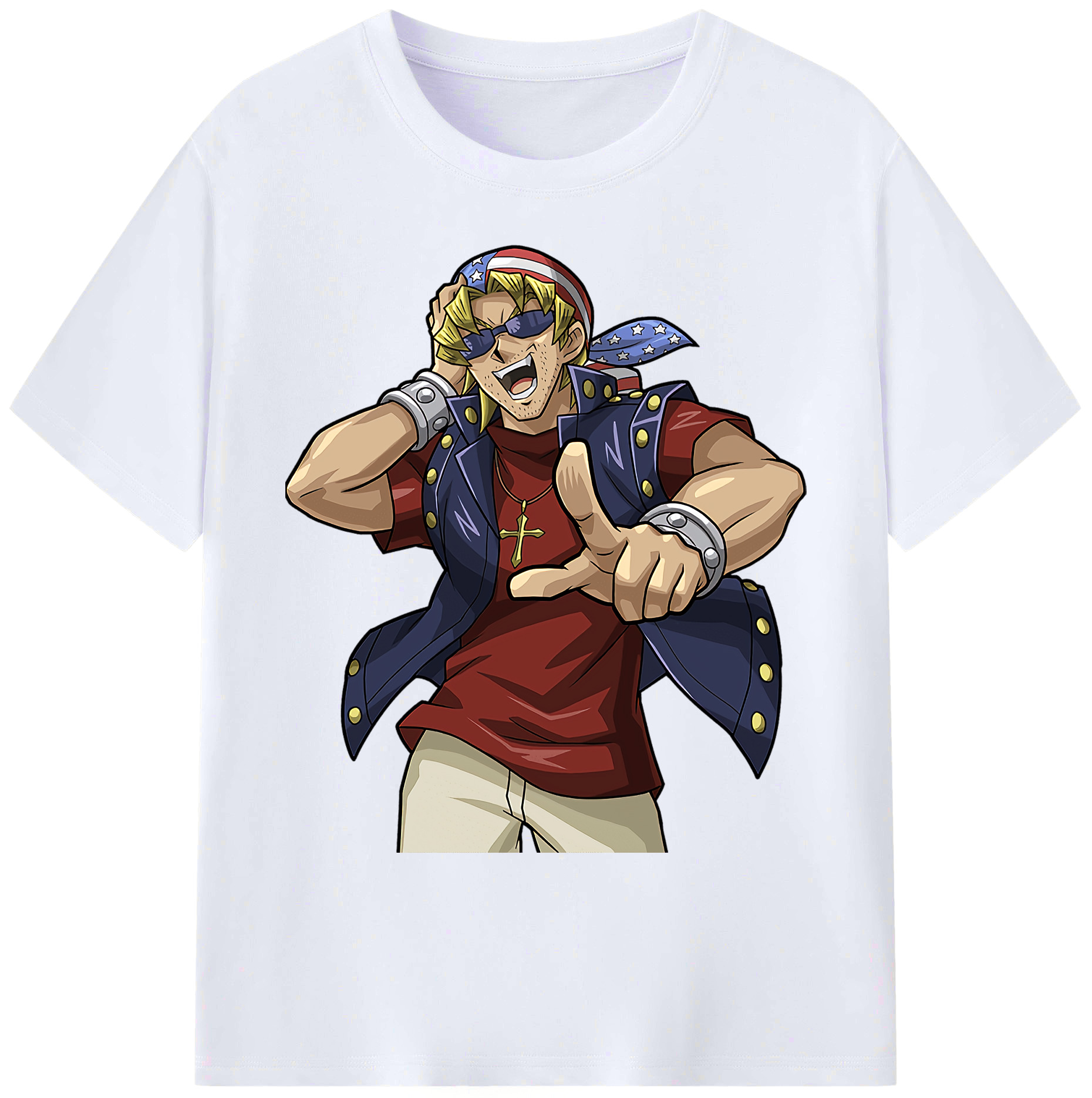 （画像用） 遊☆戯☆王 Yu-Gi-Oh! 綿100％ メンズ半袖Tシャツ｜肌触りやわらか＆通気性