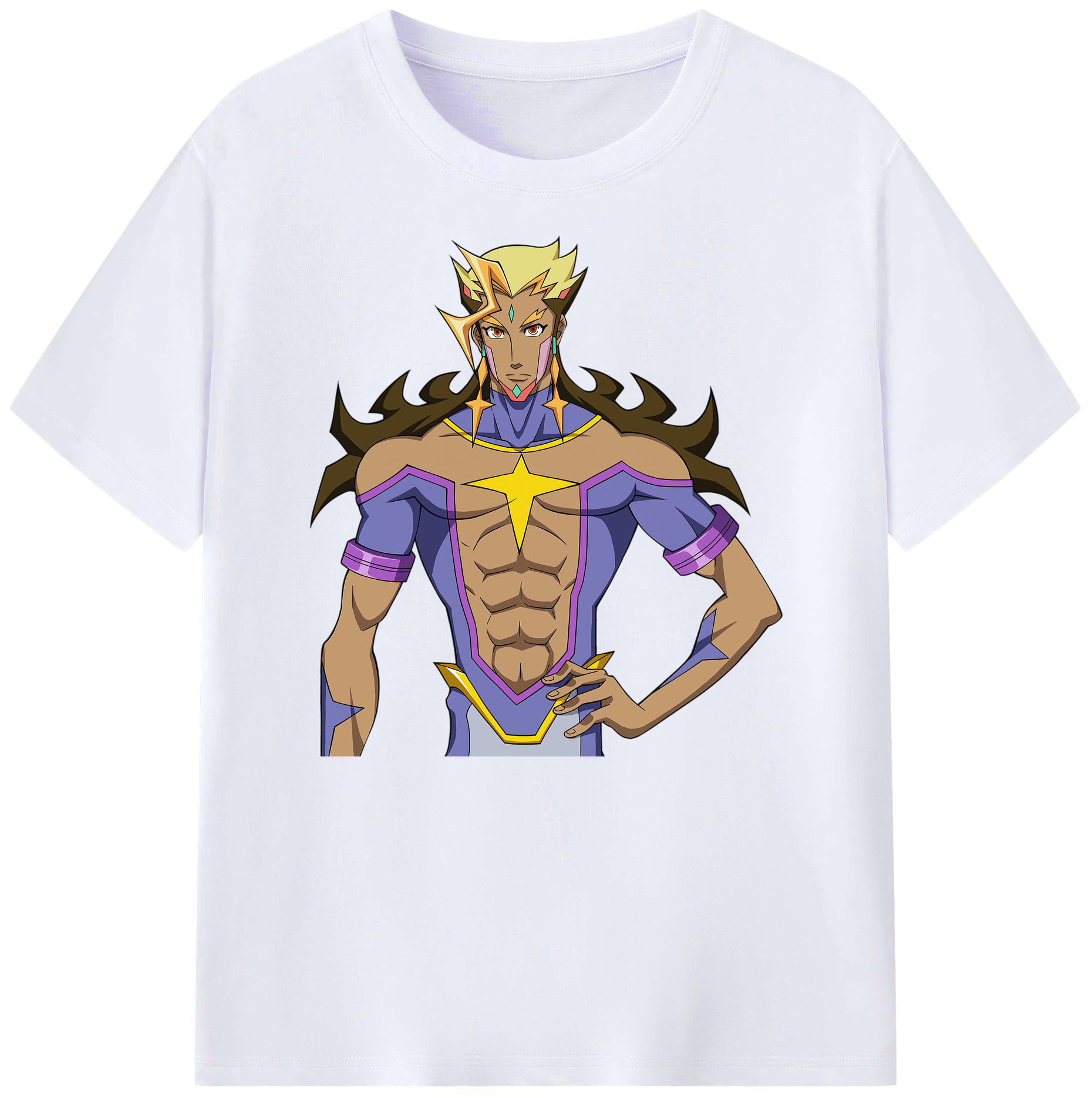 （画像用） 遊☆戯☆王 Yu-Gi-Oh! 綿100％ メンズ半袖Tシャツ｜肌触りやわらか＆通気性