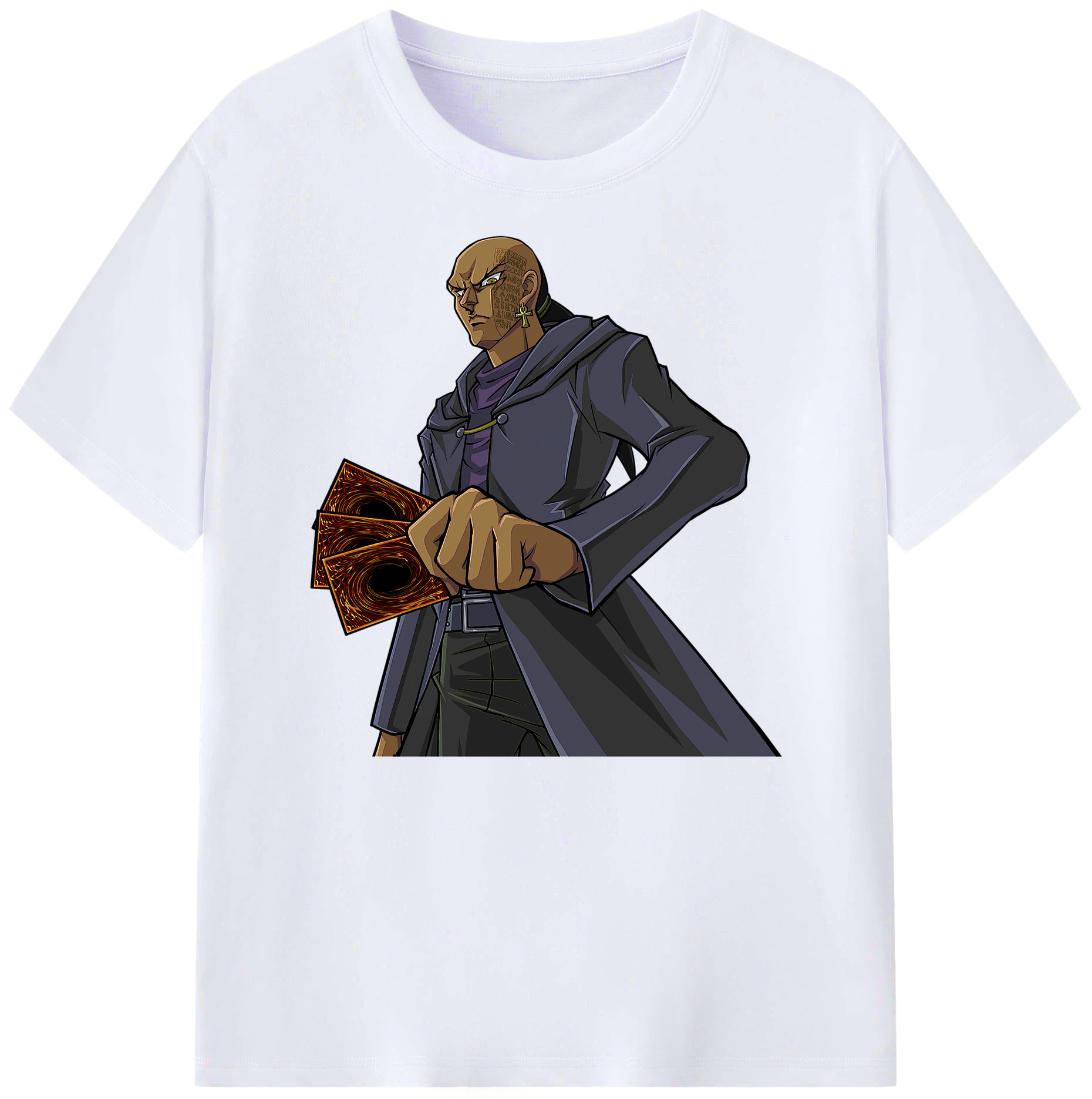 （画像用） 遊☆戯☆王 Yu-Gi-Oh! 綿100％ メンズ半袖Tシャツ｜肌触りやわらか＆通気性