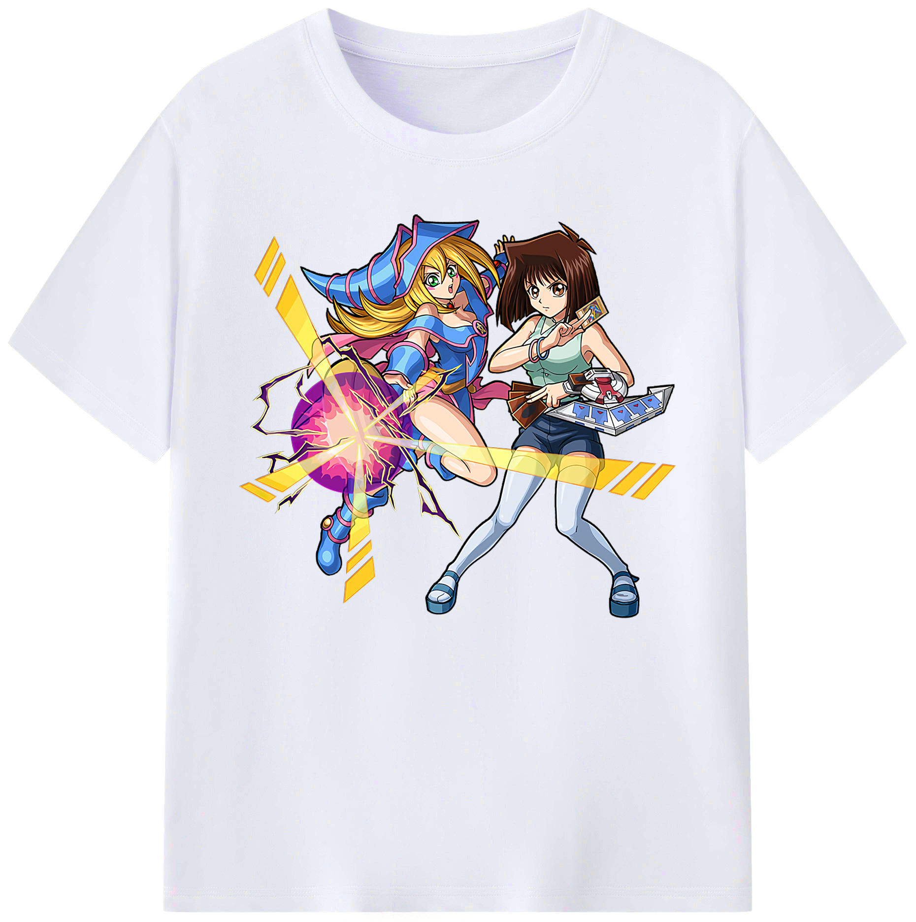 （画像用） 遊☆戯☆王 Yu-Gi-Oh! 綿100％ メンズ半袖Tシャツ｜肌触りやわらか＆通気性