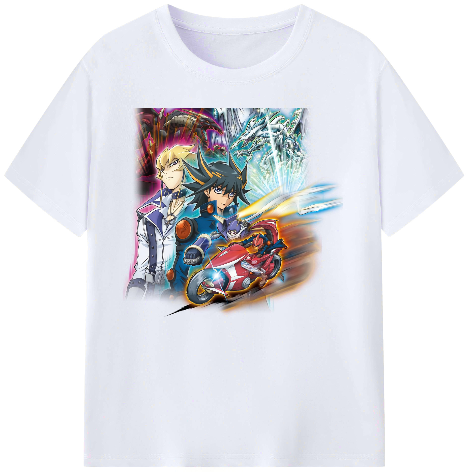 （画像用） 遊☆戯☆王 Yu-Gi-Oh! 綿100％ メンズ半袖Tシャツ｜肌触りやわらか＆通気性