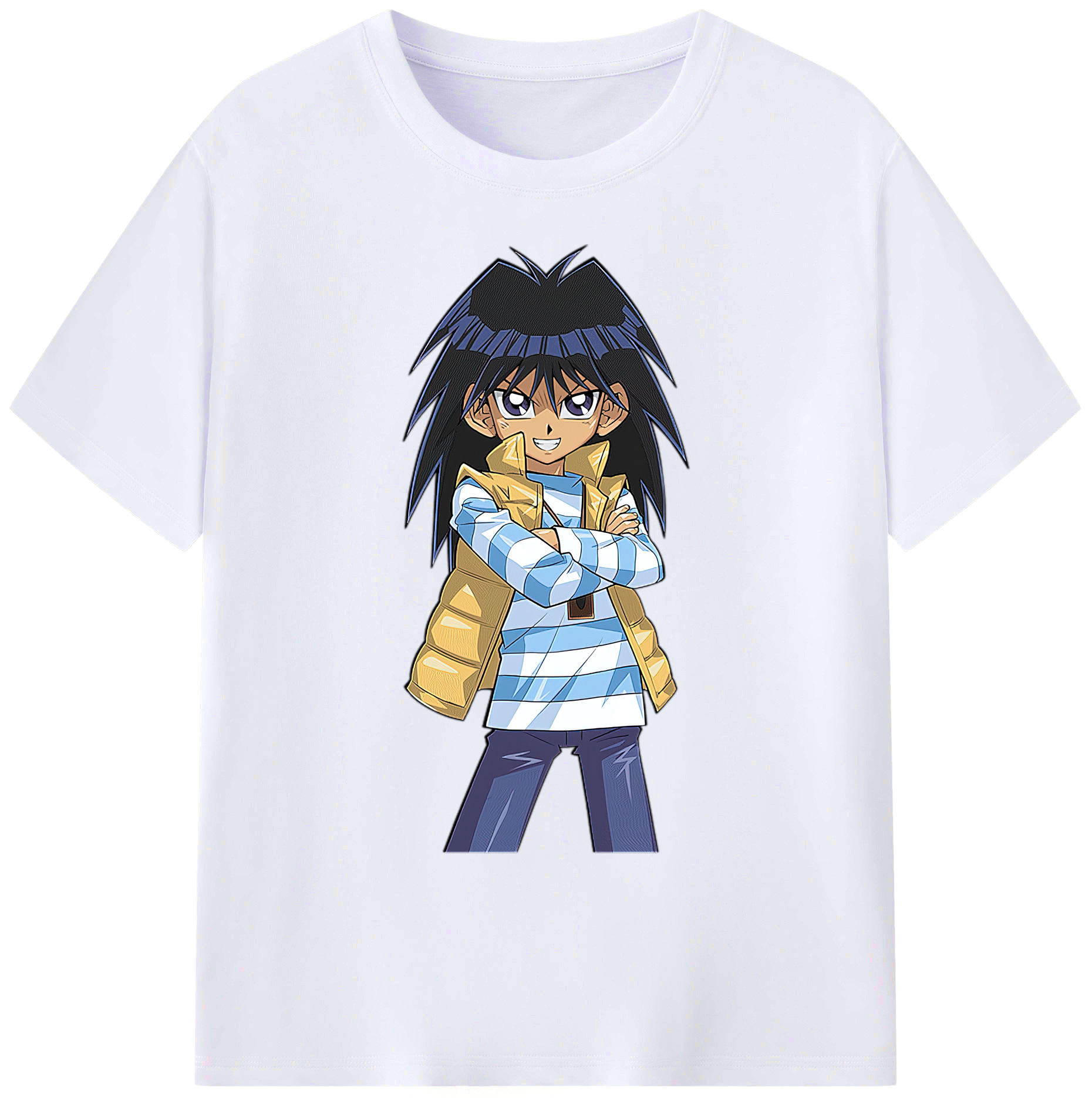 （画像用） 遊☆戯☆王 Yu-Gi-Oh! 綿100％ メンズ半袖Tシャツ｜肌触りやわらか＆通気性