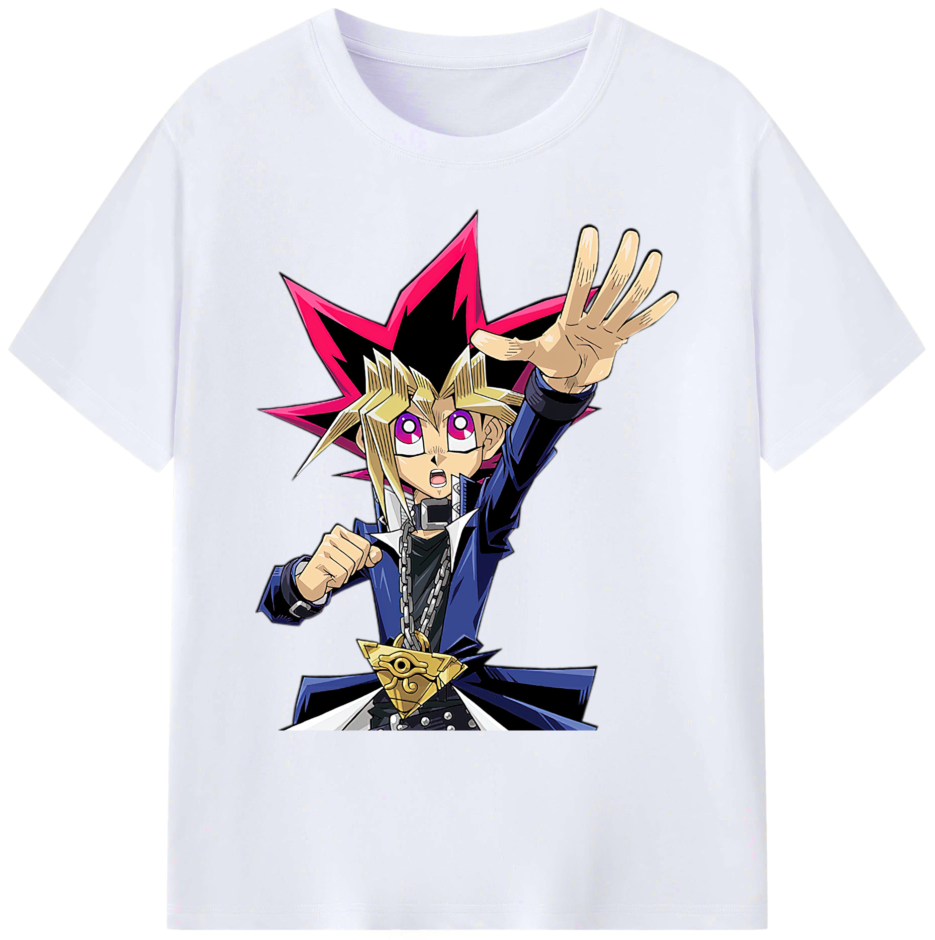 （画像用） 遊☆戯☆王 Yu-Gi-Oh! 綿100％ メンズ半袖Tシャツ｜肌触りやわらか＆通気性