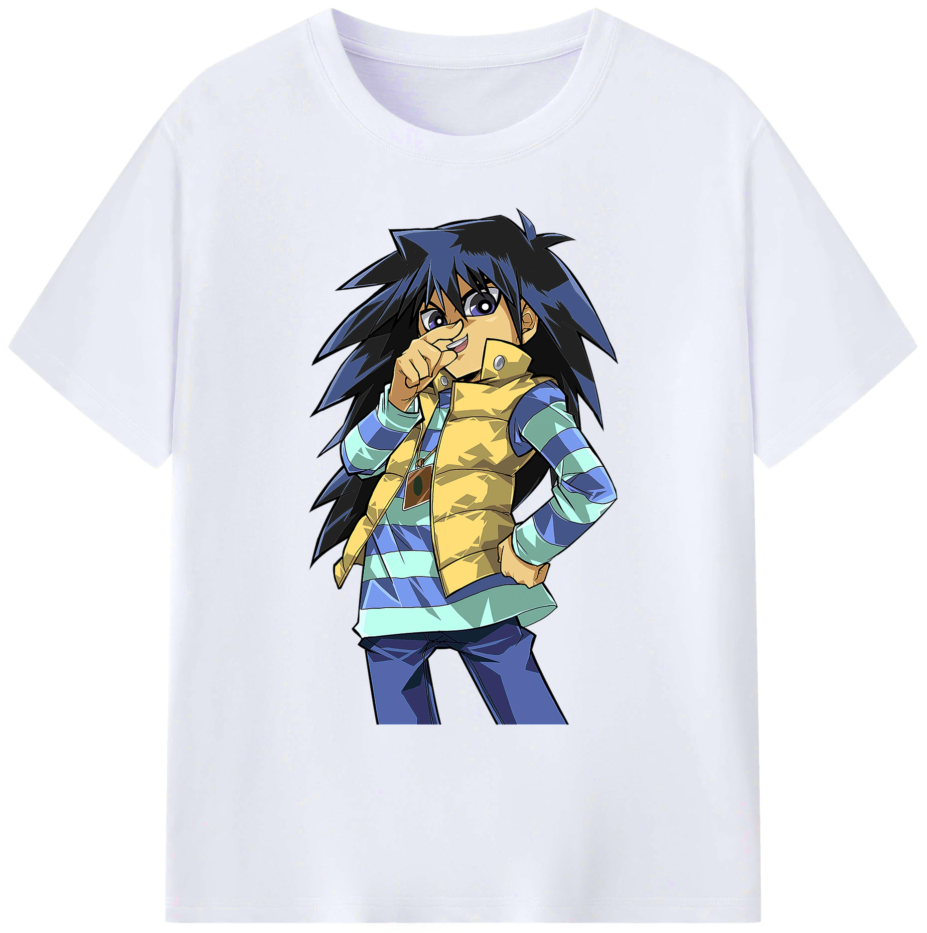 （画像用） 遊☆戯☆王 Yu-Gi-Oh! 綿100％ メンズ半袖Tシャツ｜肌触りやわらか＆通気性