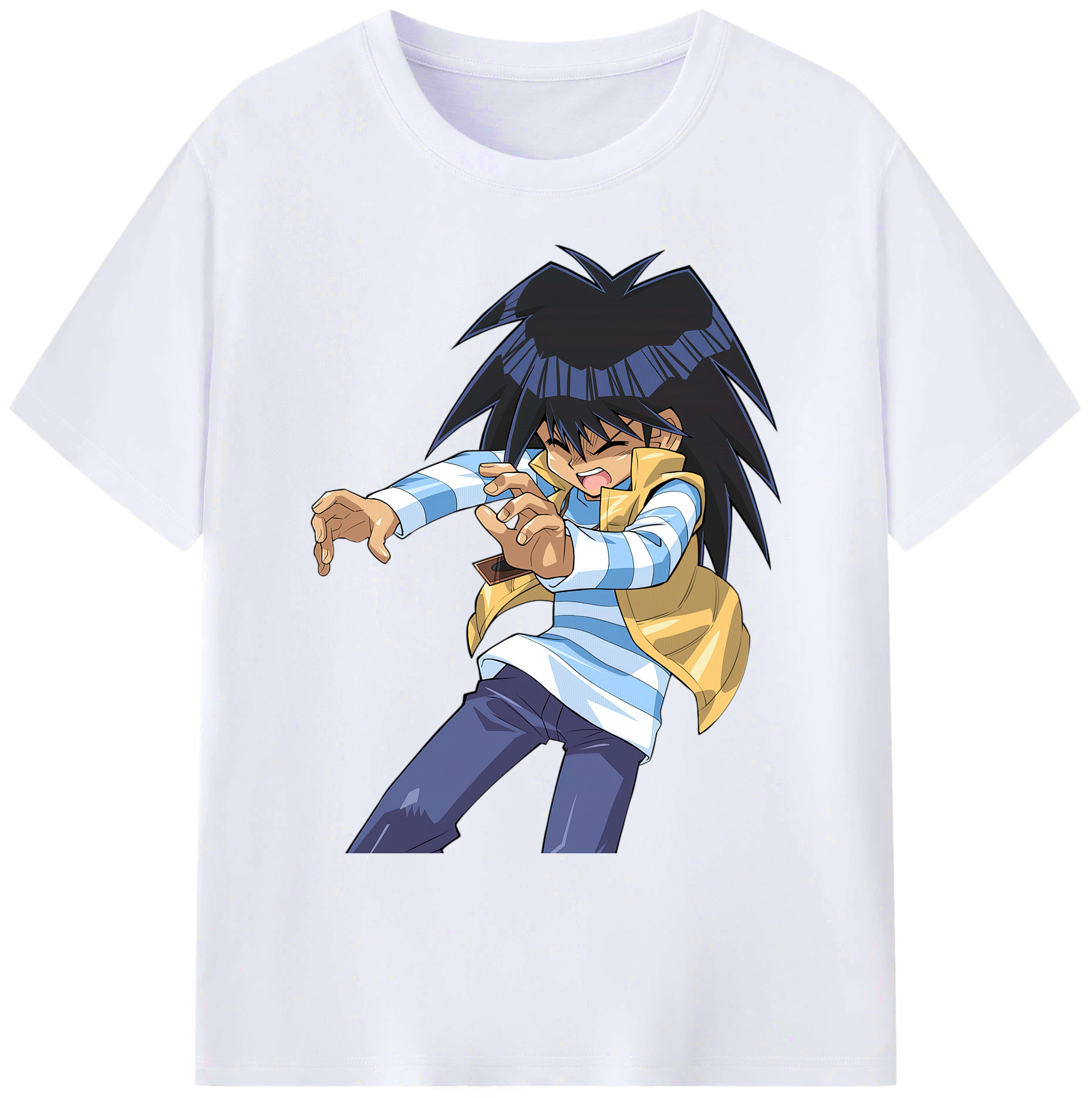 （画像用） 遊☆戯☆王 Yu-Gi-Oh! 綿100％ メンズ半袖Tシャツ｜肌触りやわらか＆通気性