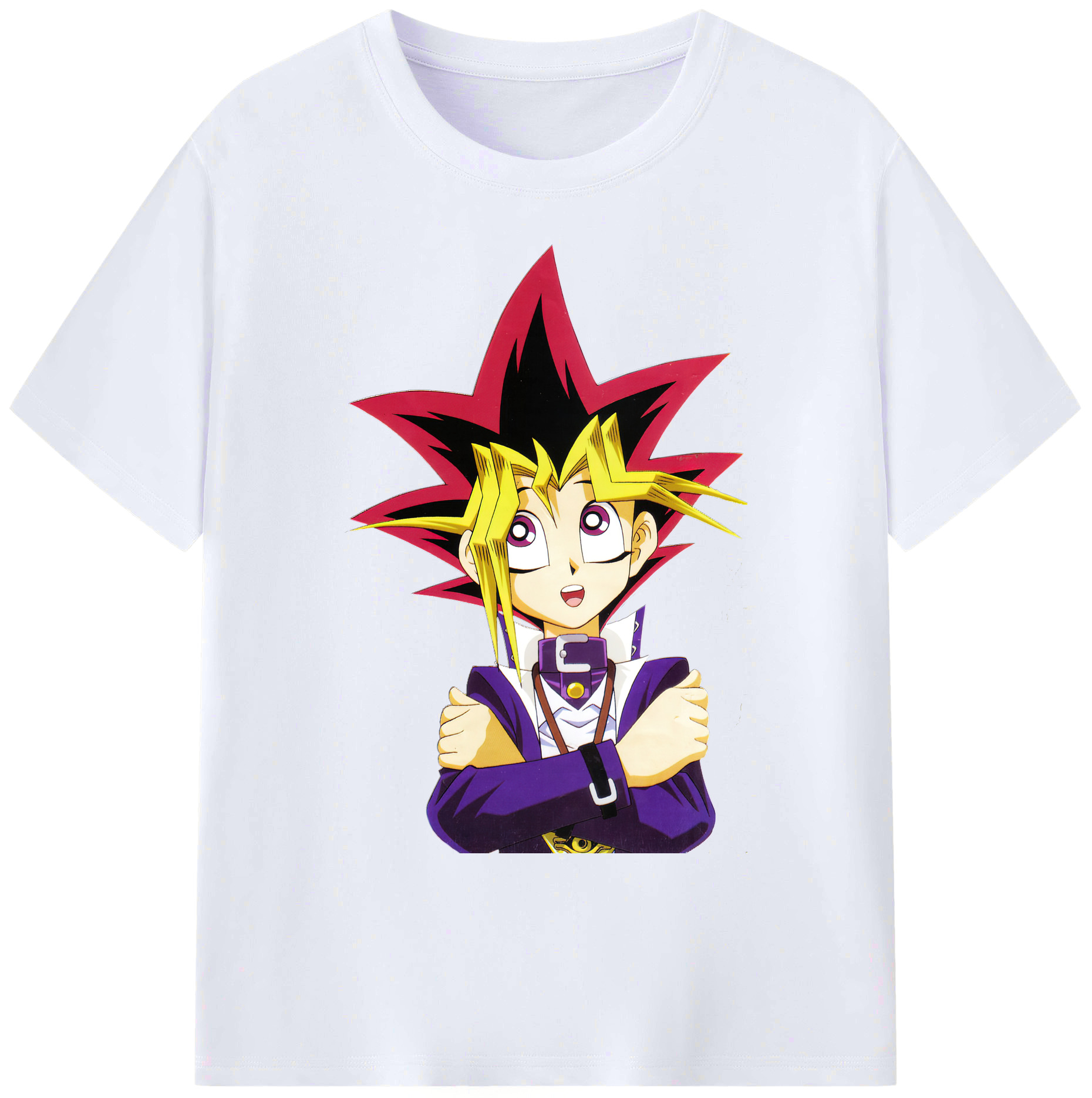 （画像用） 遊☆戯☆王 Yu-Gi-Oh! 綿100％ メンズ半袖Tシャツ｜肌触りやわらか＆通気性