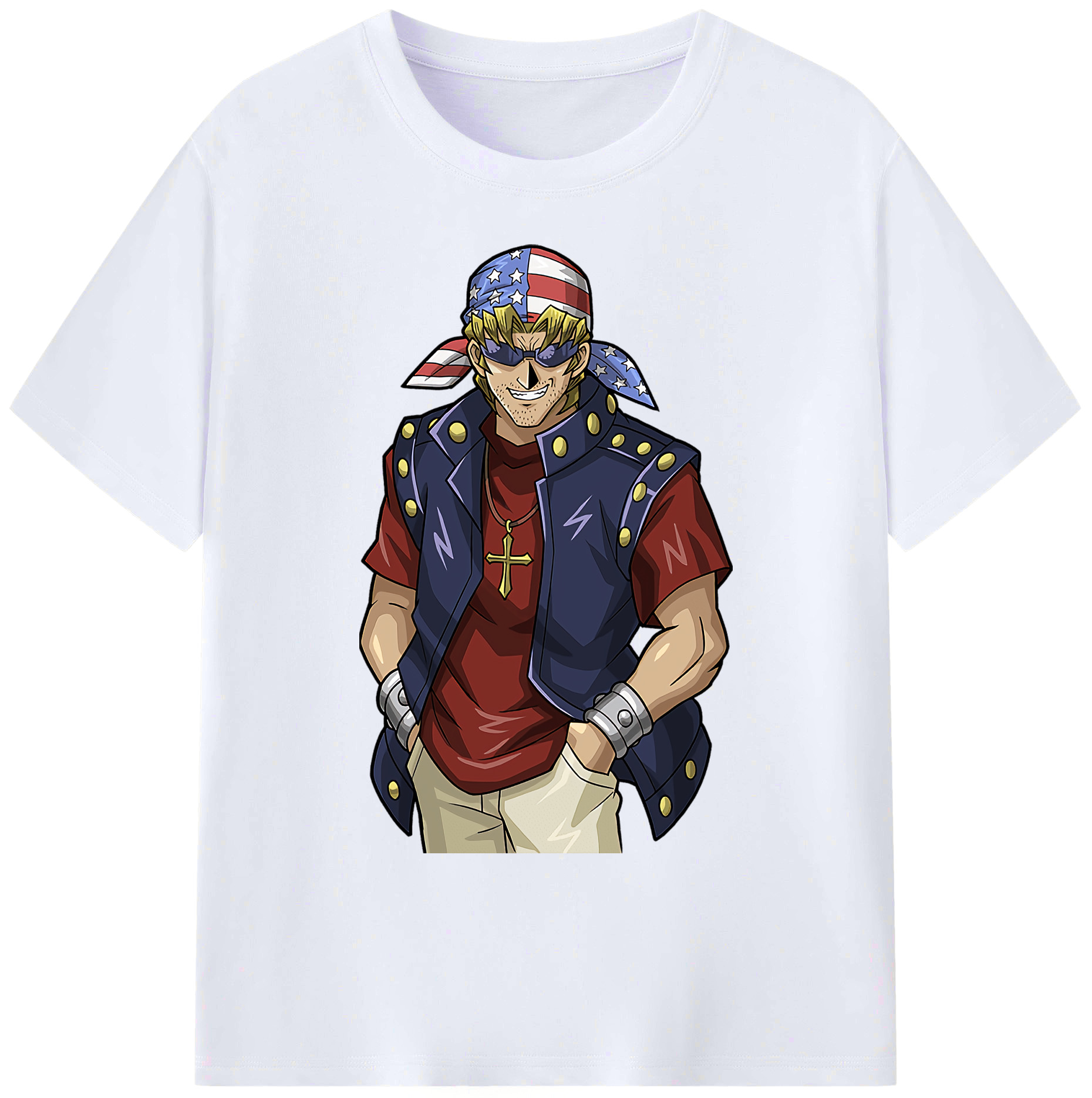 （画像用） 遊☆戯☆王 Yu-Gi-Oh! 綿100％ メンズ半袖Tシャツ｜肌触りやわらか＆通気性