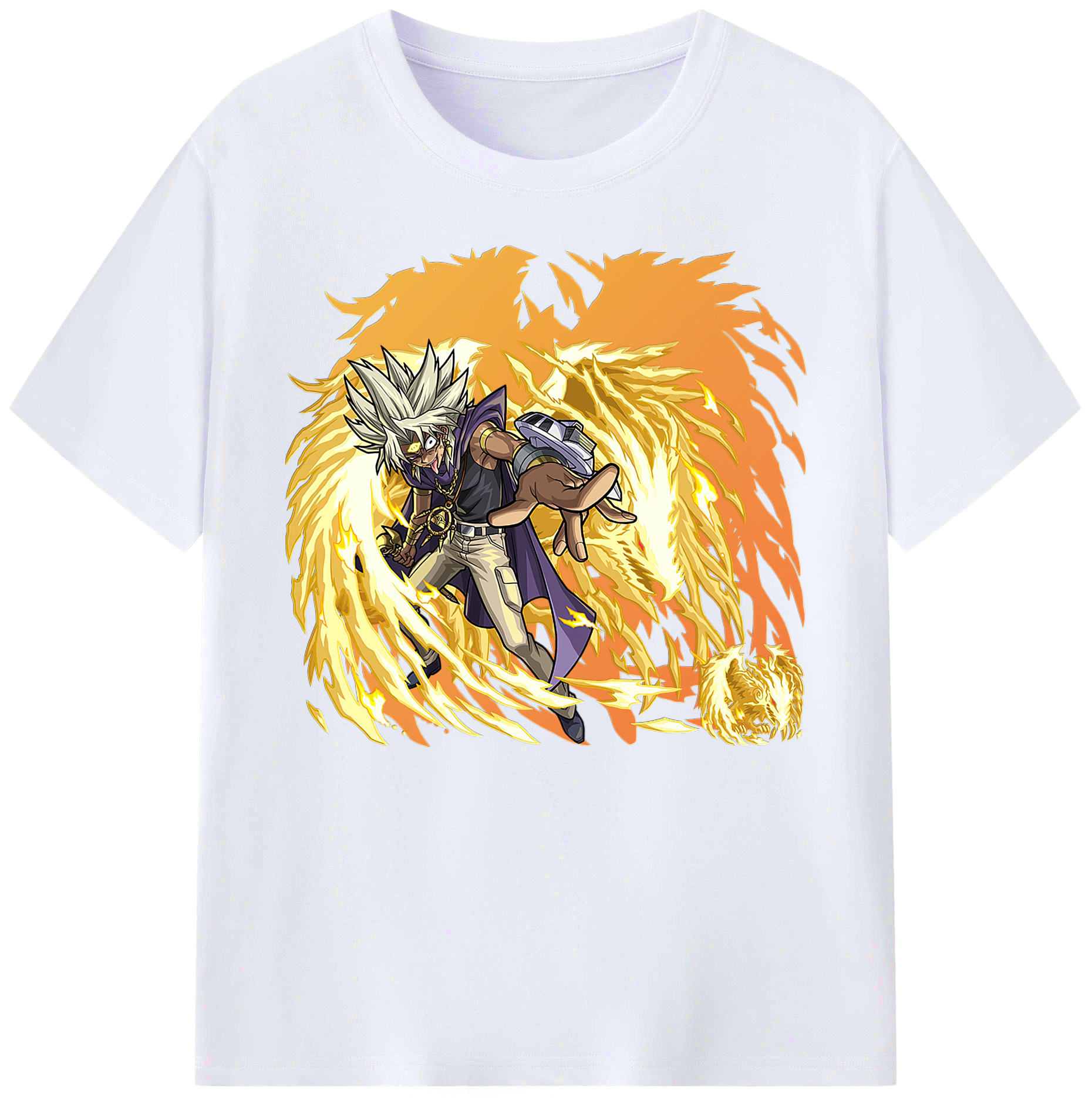 （画像用） 遊☆戯☆王 Yu-Gi-Oh! 綿100％ メンズ半袖Tシャツ｜肌触りやわらか＆通気性