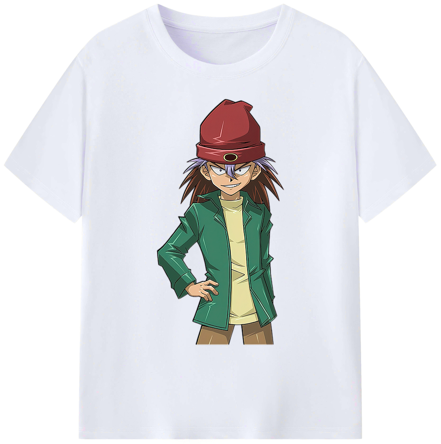 （画像用） 遊☆戯☆王 Yu-Gi-Oh! 綿100％ メンズ半袖Tシャツ｜肌触りやわらか＆通気性
