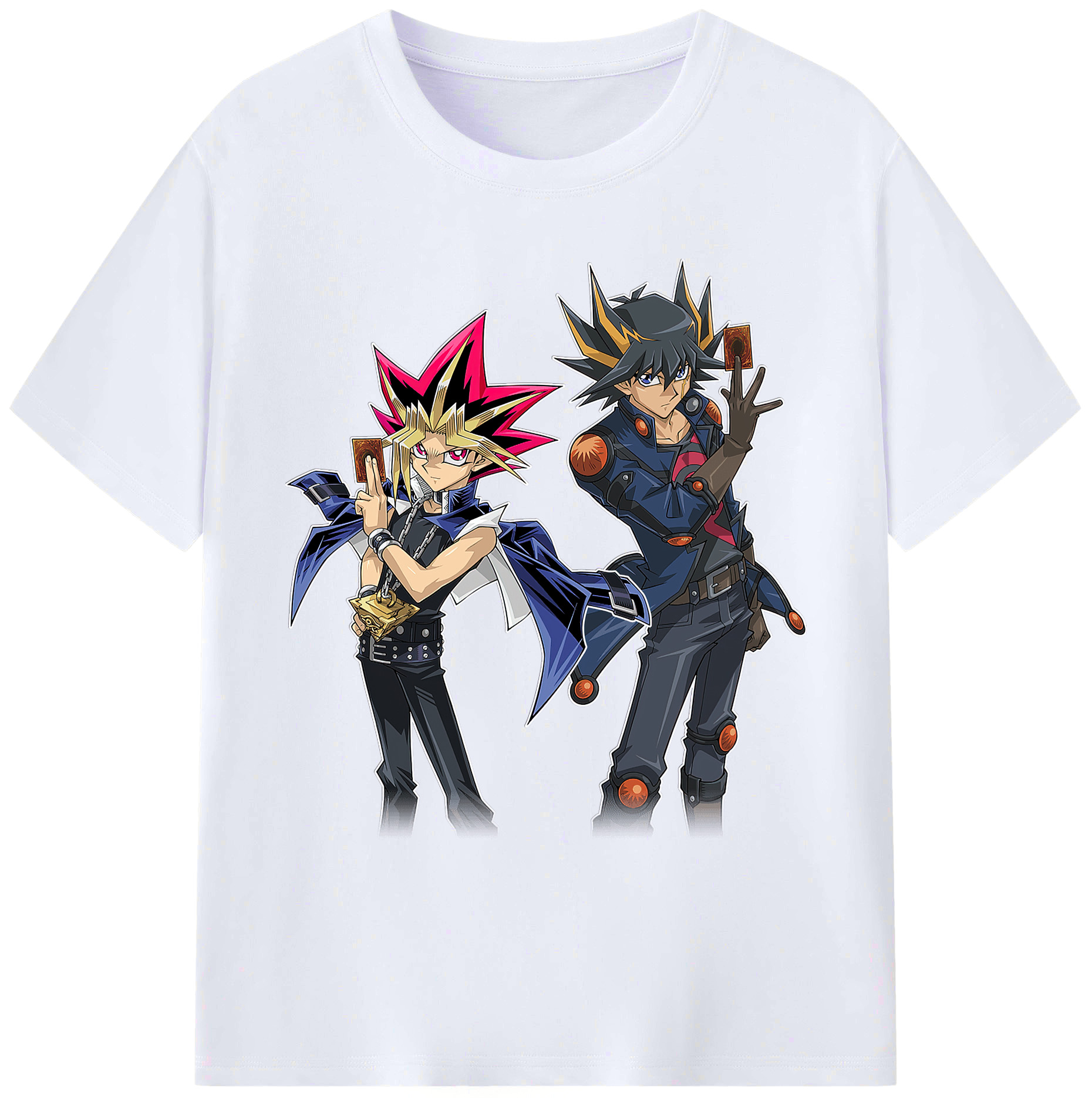 （画像用） 遊☆戯☆王 Yu-Gi-Oh! 綿100％ メンズ半袖Tシャツ｜肌触りやわらか＆通気性