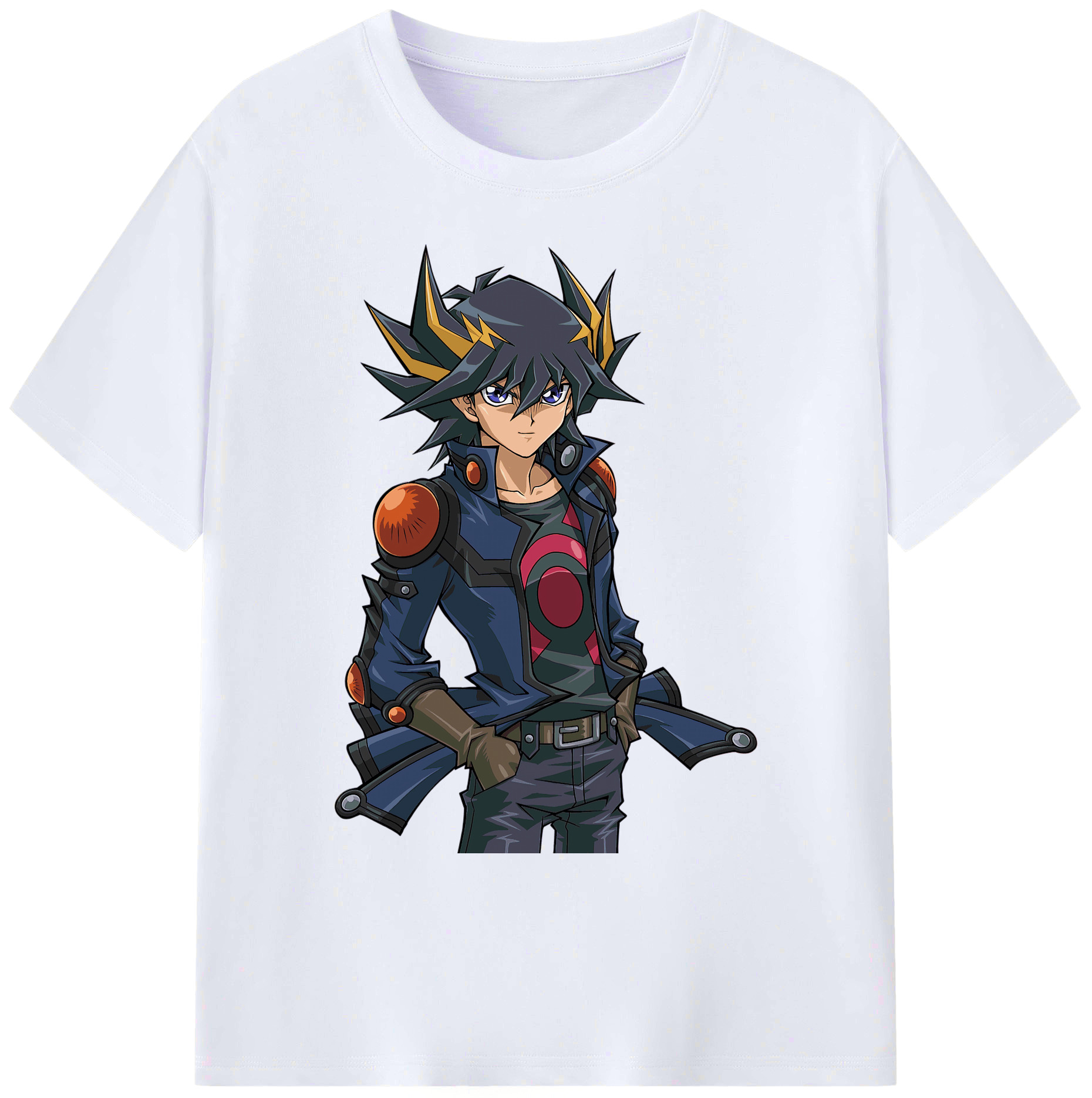 （画像用） 遊☆戯☆王 Yu-Gi-Oh! 綿100％ メンズ半袖Tシャツ｜肌触りやわらか＆通気性