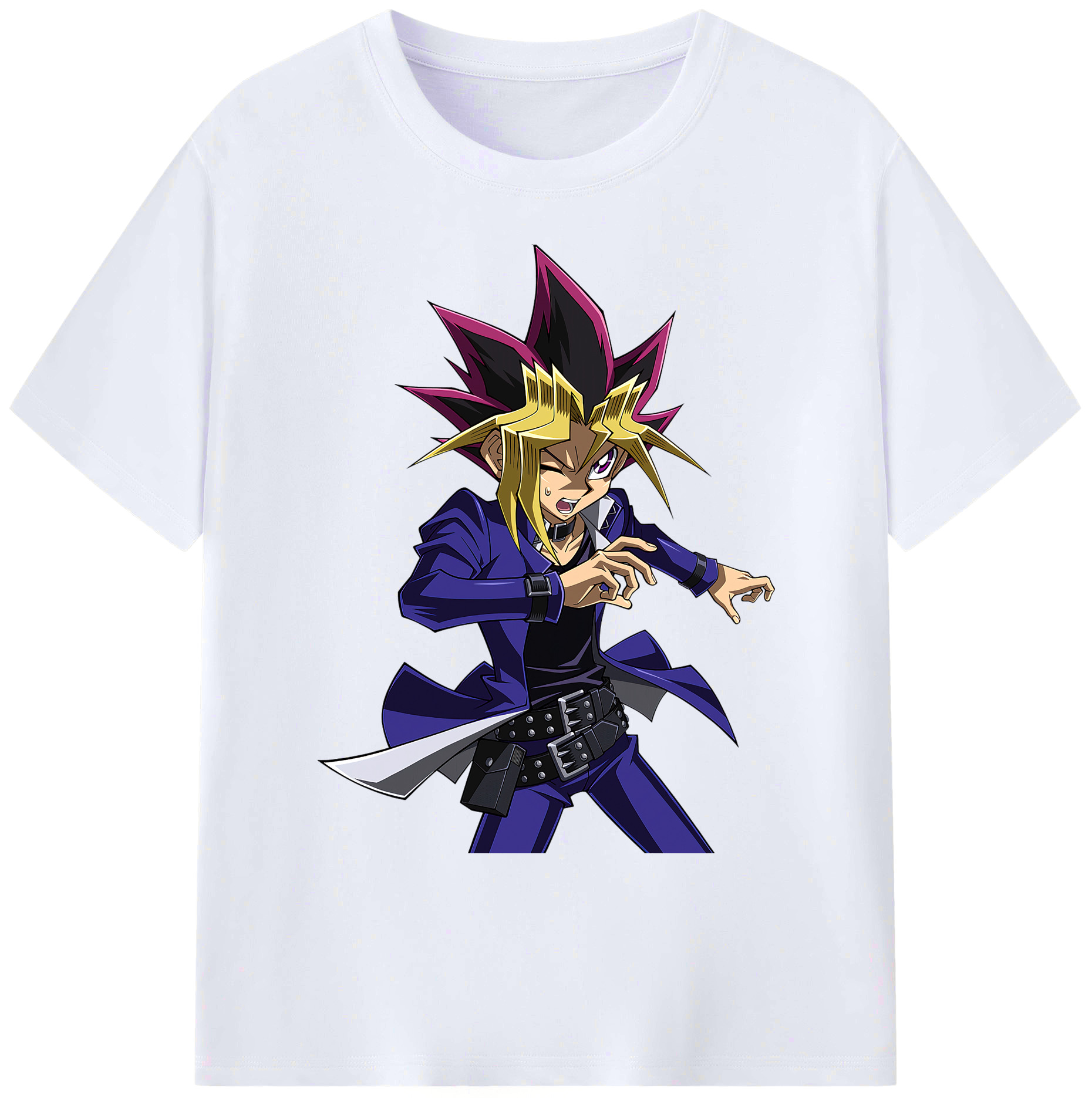 （画像用） 遊☆戯☆王 Yu-Gi-Oh! 綿100％ メンズ半袖Tシャツ｜肌触りやわらか＆通気性