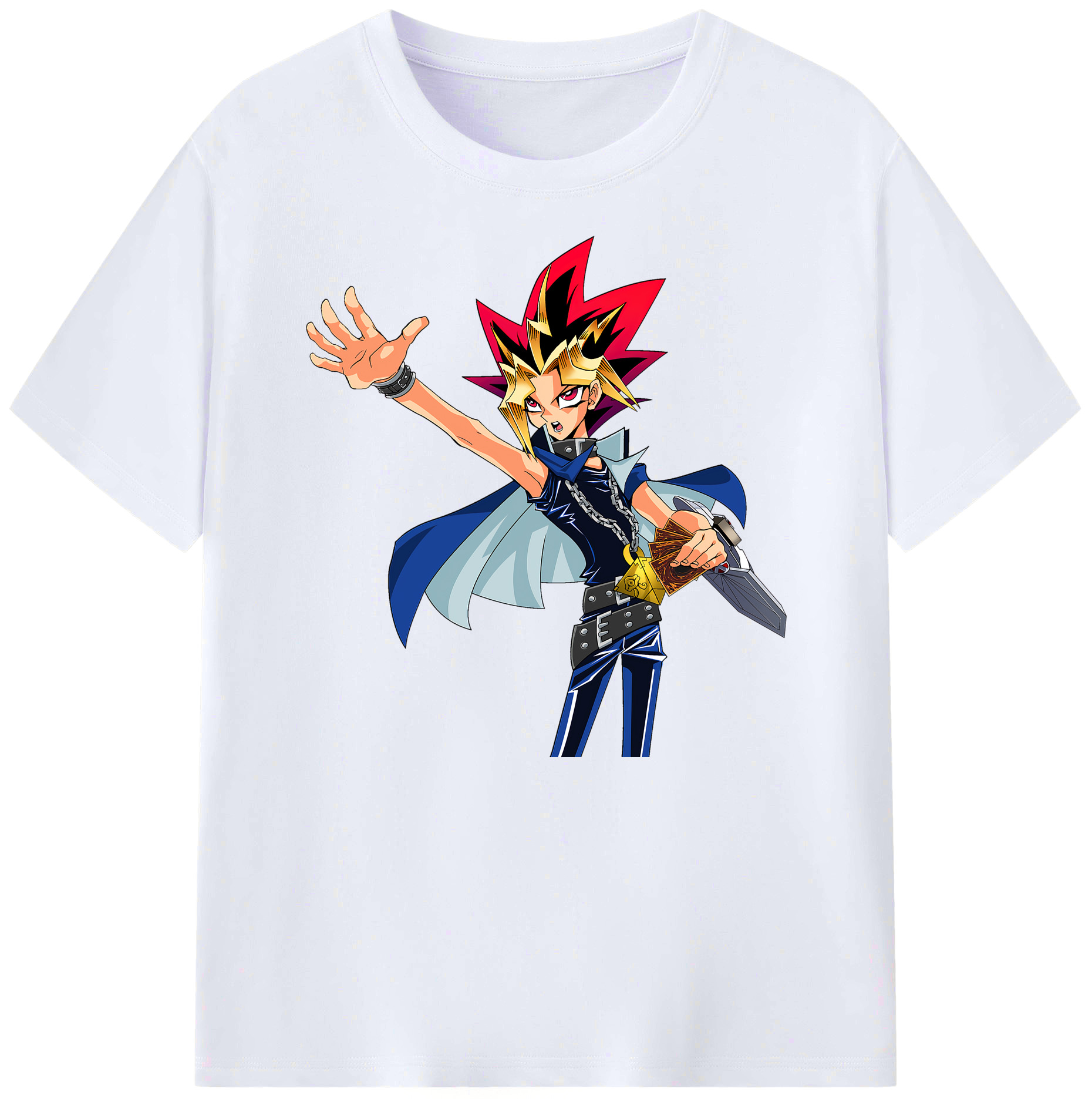 （画像用） 遊☆戯☆王 Yu-Gi-Oh! 綿100％ メンズ半袖Tシャツ｜肌触りやわらか＆通気性