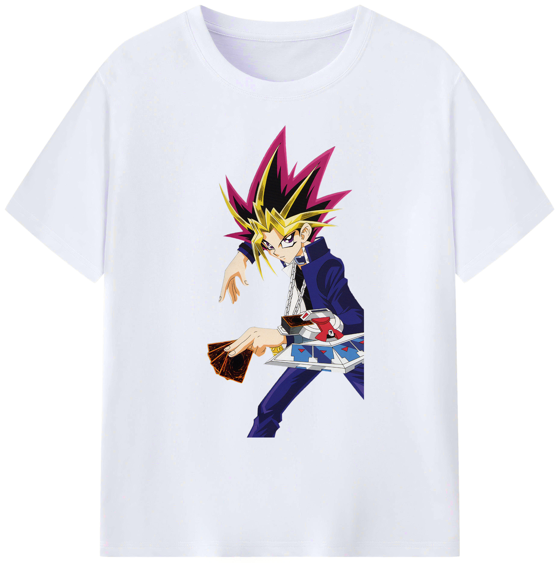 （画像用） 遊☆戯☆王 Yu-Gi-Oh! 綿100％ メンズ半袖Tシャツ｜肌触りやわらか＆通気性