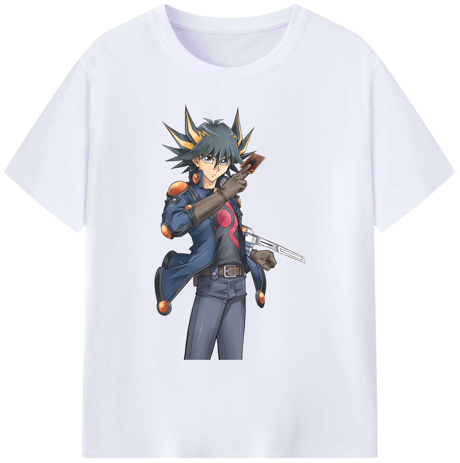 （画像用） 遊☆戯☆王 Yu-Gi-Oh! 綿100％ メンズ半袖Tシャツ｜肌触りやわらか＆通気性