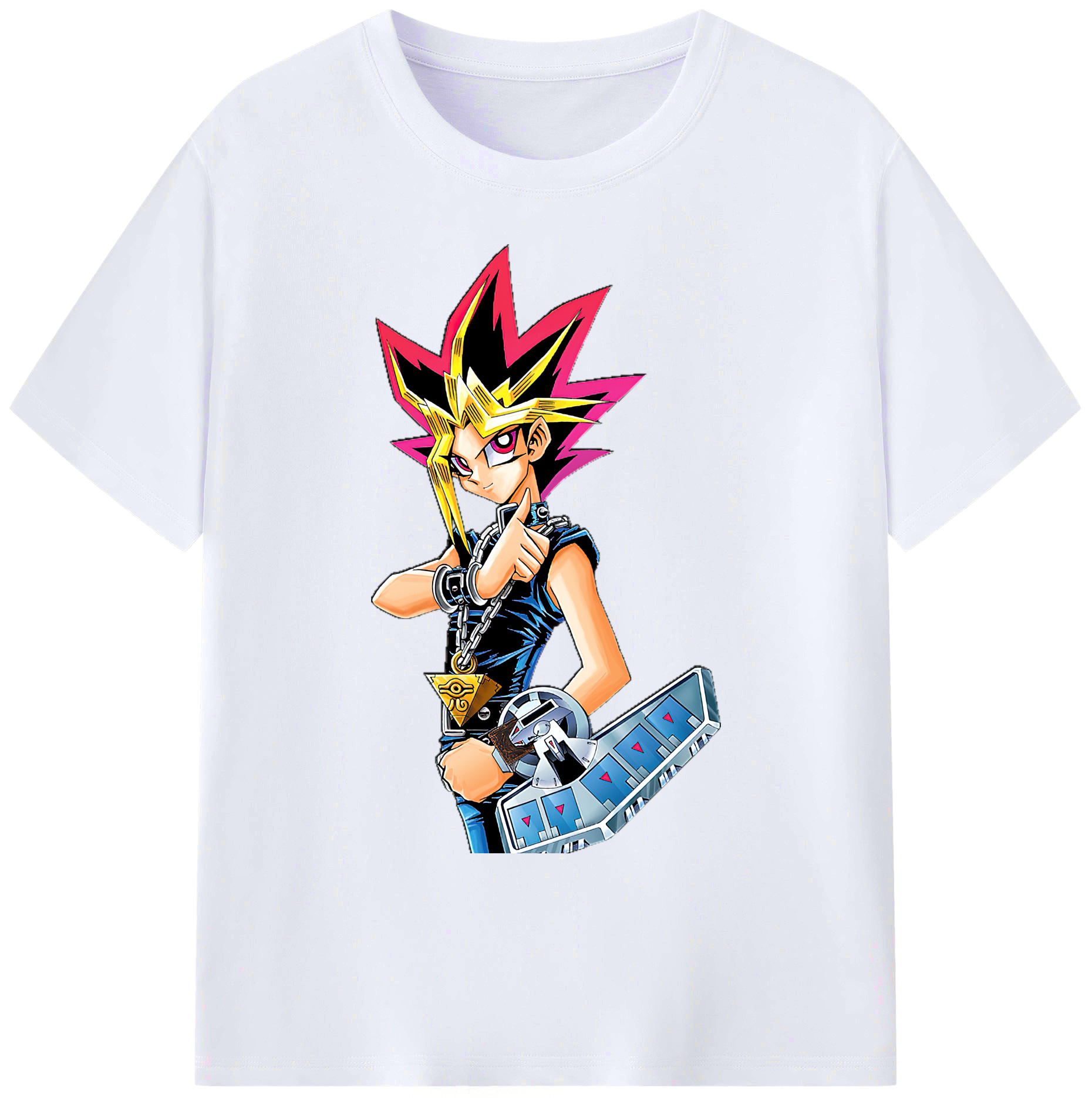 （画像用） 遊☆戯☆王 Yu-Gi-Oh! 綿100％ メンズ半袖Tシャツ｜肌触りやわらか＆通気性