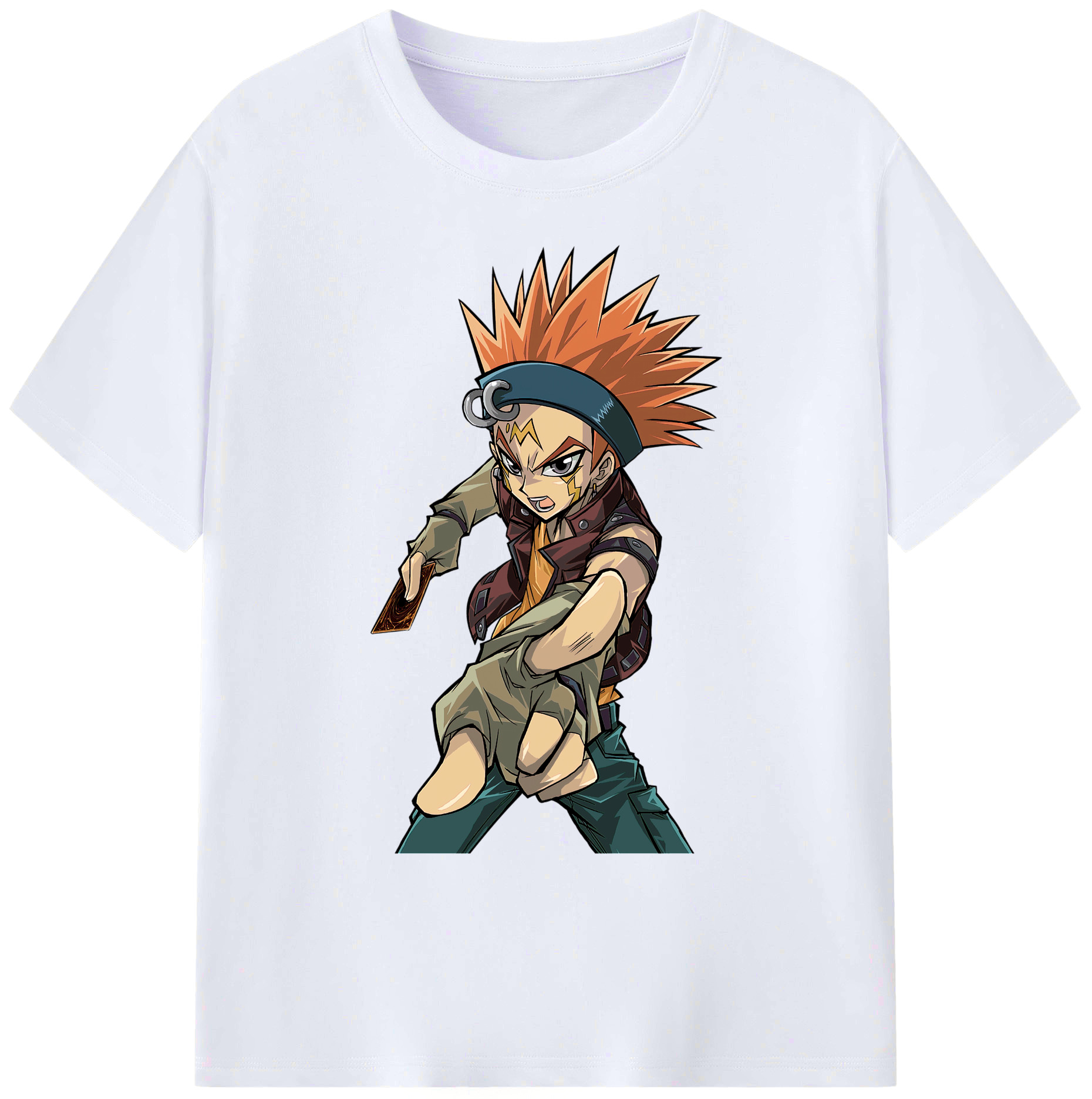 （画像用） 遊☆戯☆王 Yu-Gi-Oh! 綿100％ メンズ半袖Tシャツ｜肌触りやわらか＆通気性