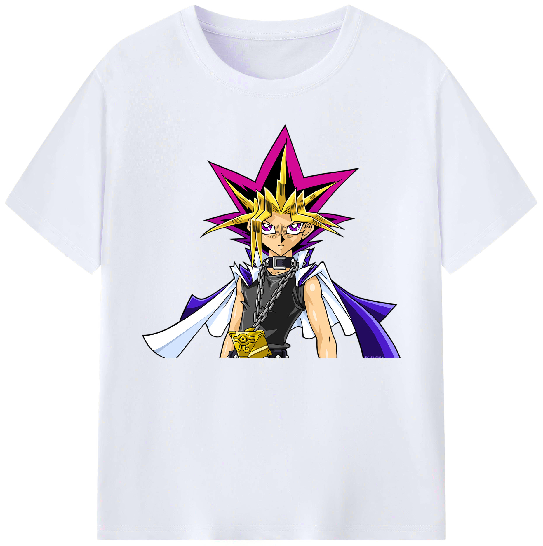 （画像用） 遊☆戯☆王 Yu-Gi-Oh! 綿100％ メンズ半袖Tシャツ｜肌触りやわらか＆通気性